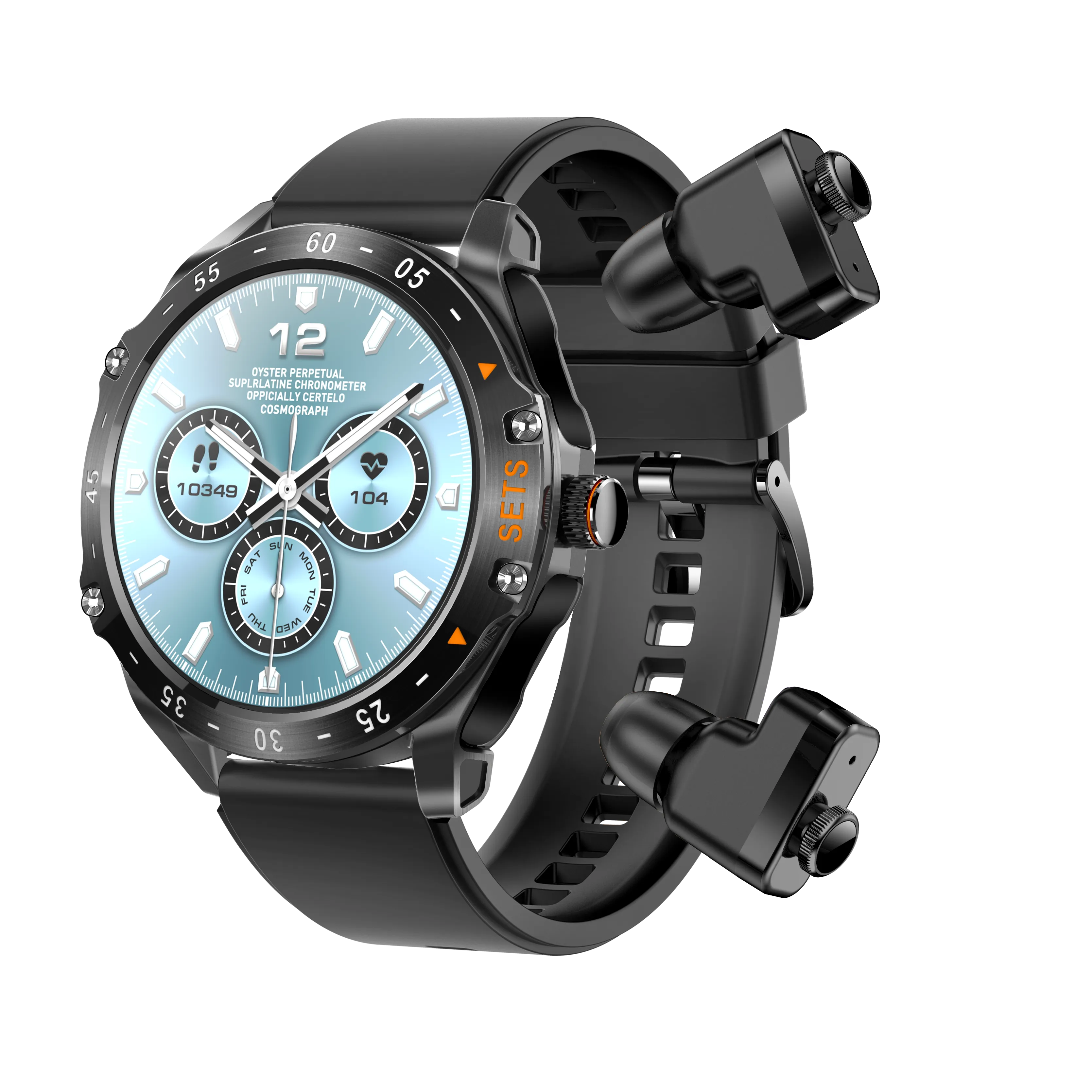 Hype Akıllı Saat, Dahili Kulaklıklı, Bluetooth Arama, 1.52 inç Ekran, IP67 Suya Dayanıklı - Siyah