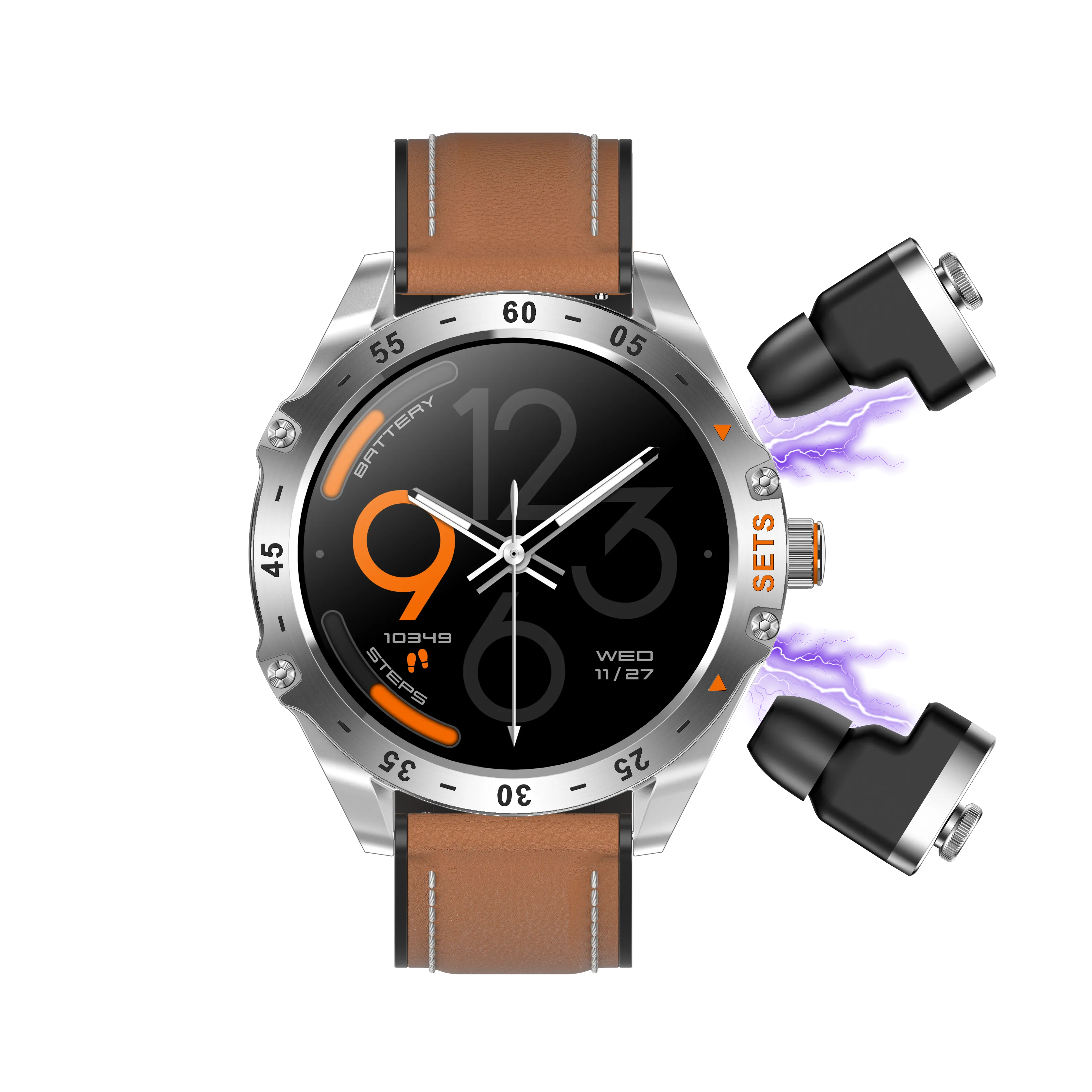 Hype Akıllı Saat, Dahili Kulaklıklı, Bluetooth Arama, 1.52 inç Ekran, IP67 Suya Dayanıklı