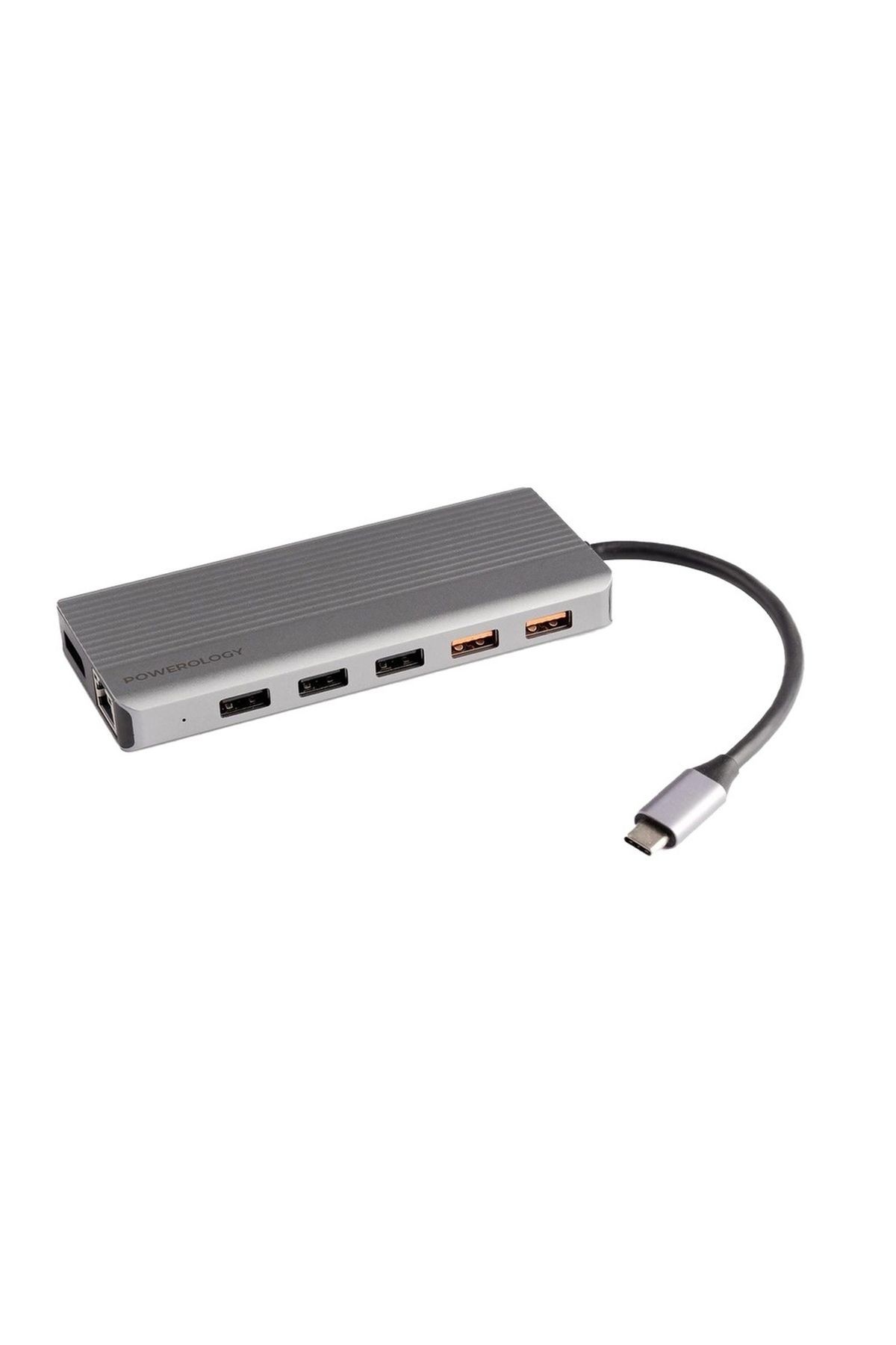 12 in 1 USB-C Hub HDMI Type-C 100W PD Ethernet VGA USB SD MicroSD 3.5AUX