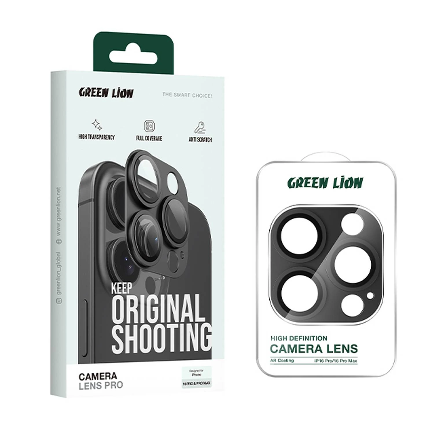 Camera Lens Pro Entegre Kamera Lens Koruyucu, iPhone 16 Pro ve 16 Pro Max Uyumlu, Tek Parça Tasarım