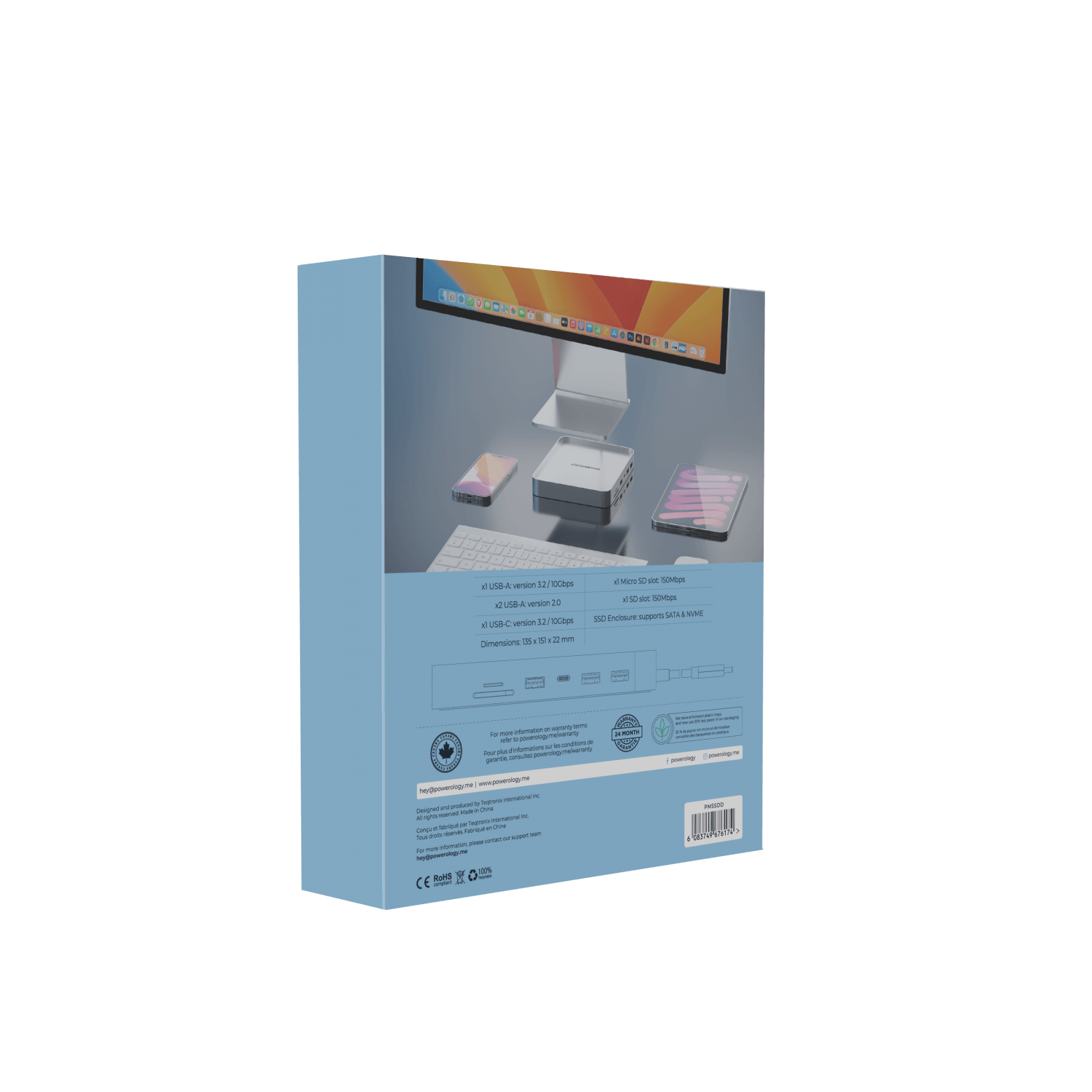 24"" iMac Uyumlu USB-C Hub & Stand ve SSD Kasa