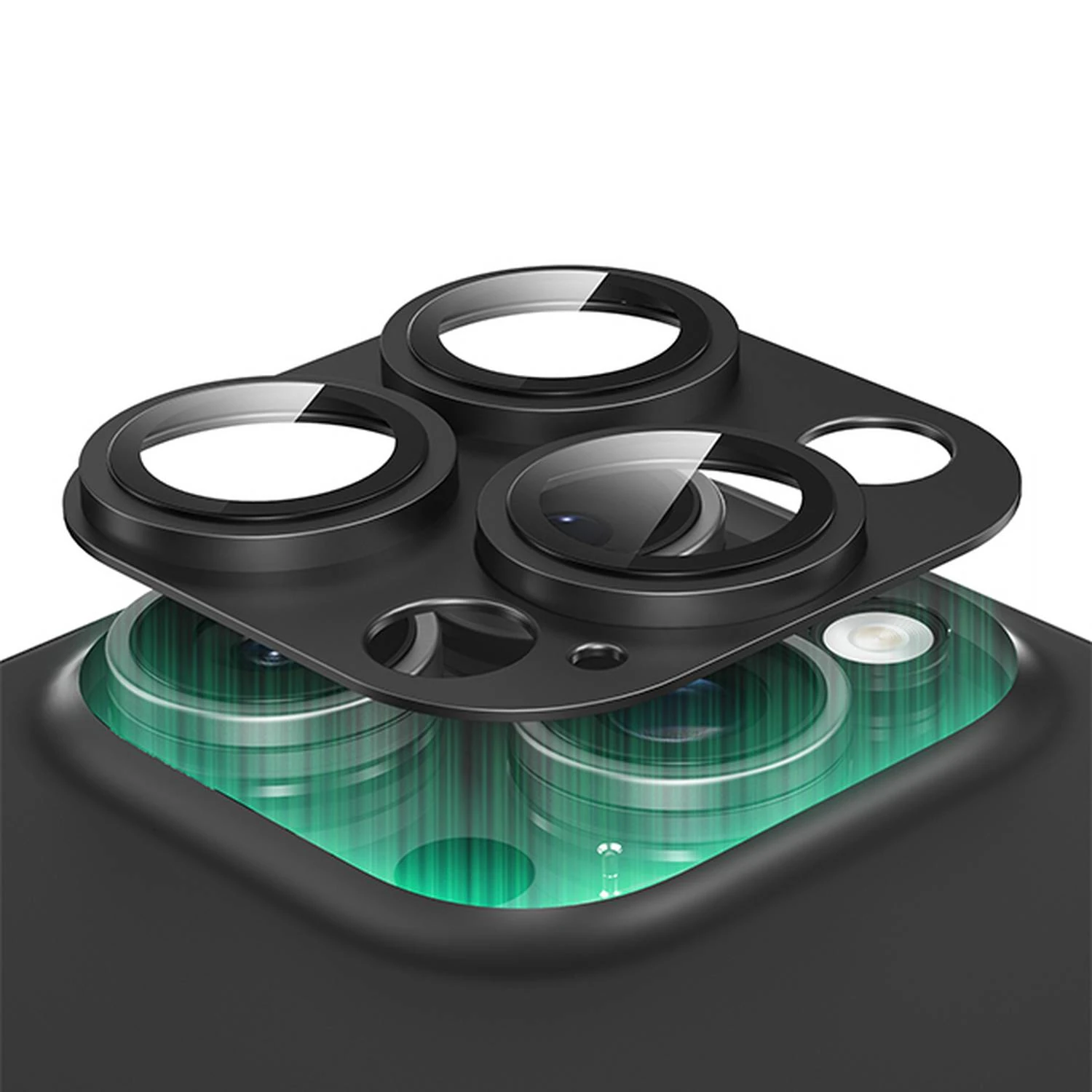 Camera Lens Pro Entegre Kamera Lens Koruyucu, iPhone 16 Pro ve 16 Pro Max Uyumlu, Tek Parça Tasarım