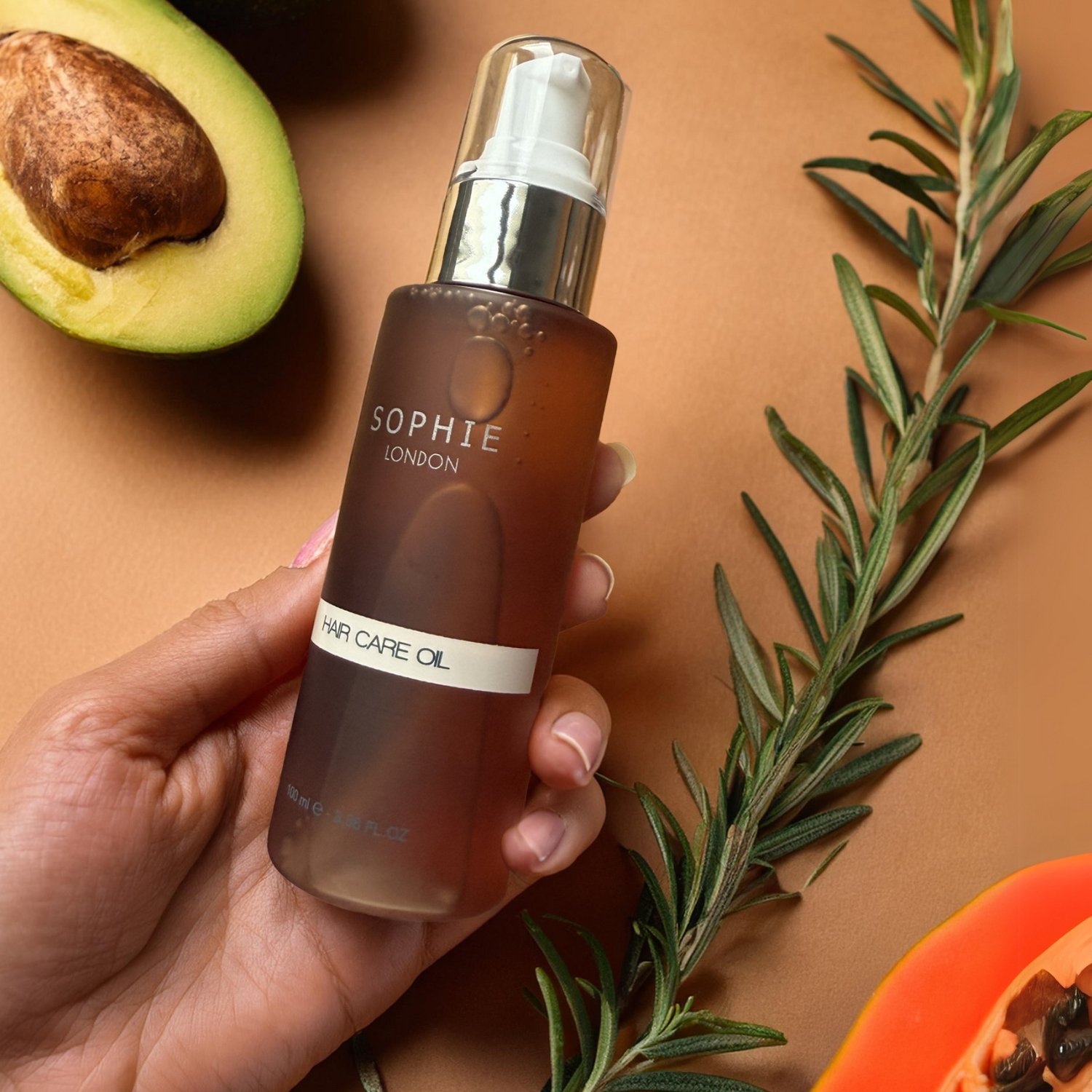 Biberiye Yağı İçeren Saç Dökülmesi Önlemeye Yardımcı Saç Derisini Besleyici Saç Bakım Yağı 100 ML