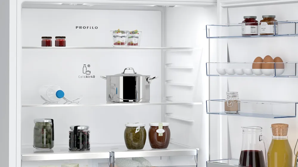 Profilo BD3086WCFP Alttan Donduruculu Buzdolabı 186 x 86 cm Beyaz