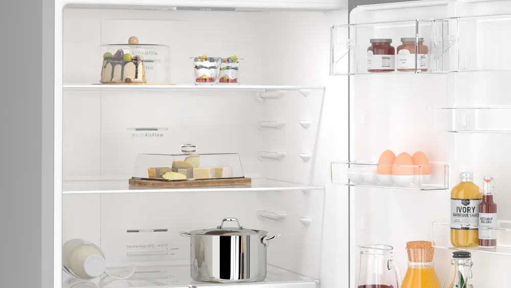 Profilo BD3076IEVN Alttan Donduruculu Buzdolabı 186 x 75 cm Kolay temizlenebilir Inox