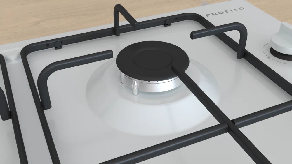 Profilo OD30K2B80D Set Üstü Gazlı Ocak 60 cm Beyaz