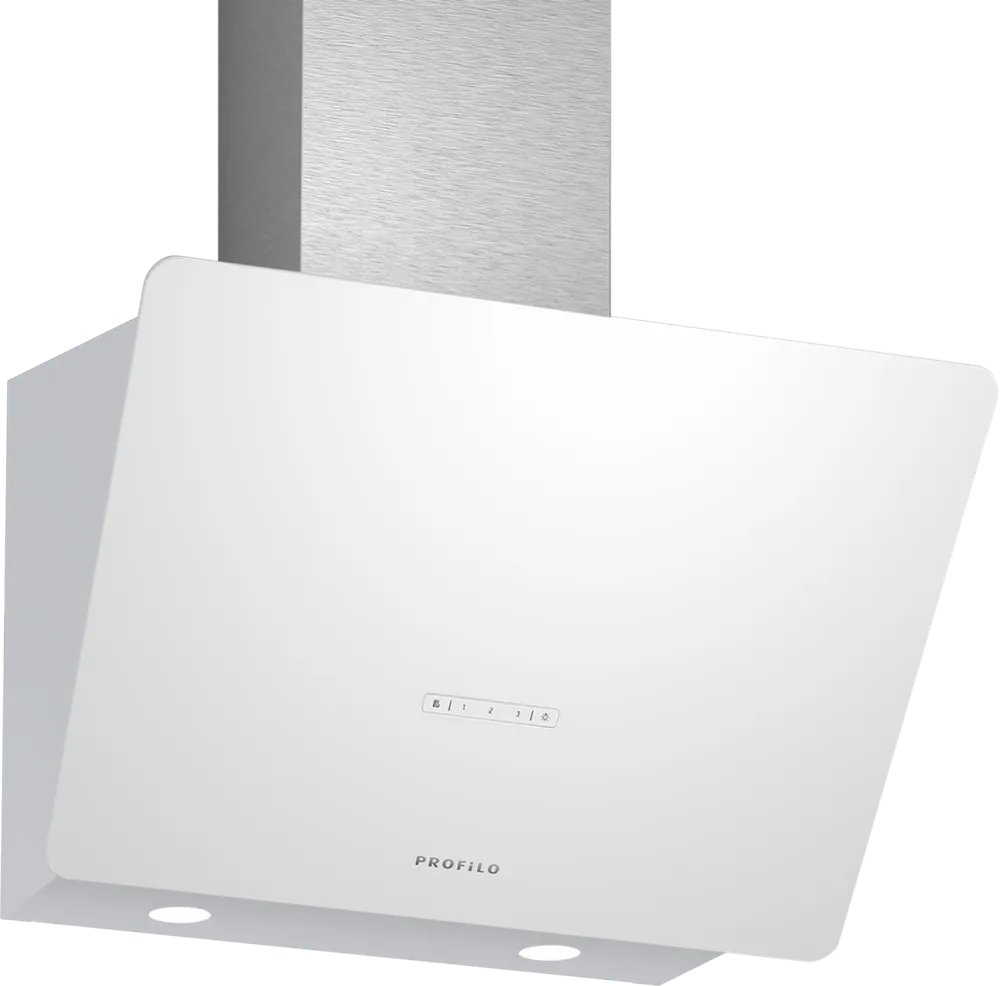 Profilo DVK6J629 Duvar Tipi Davlumbaz 60 cm Beyaz Cam Yüzey