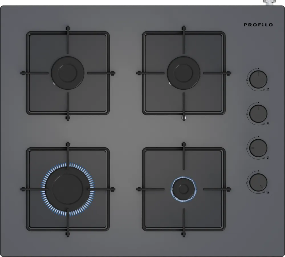 Profilo OE36P9P10L Gazlı Ocak 60 cm Sert cam