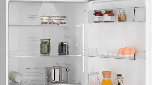 Profilo BD3055IECN Alttan Donduruculu Buzdolabı 186 x 70 cm Kolay temizlenebilir Inox