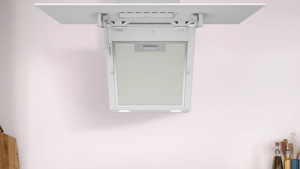 Profilo DVK6J429 Duvar Tipi Davlumbaz 60 cm Beyaz Cam Yüzey