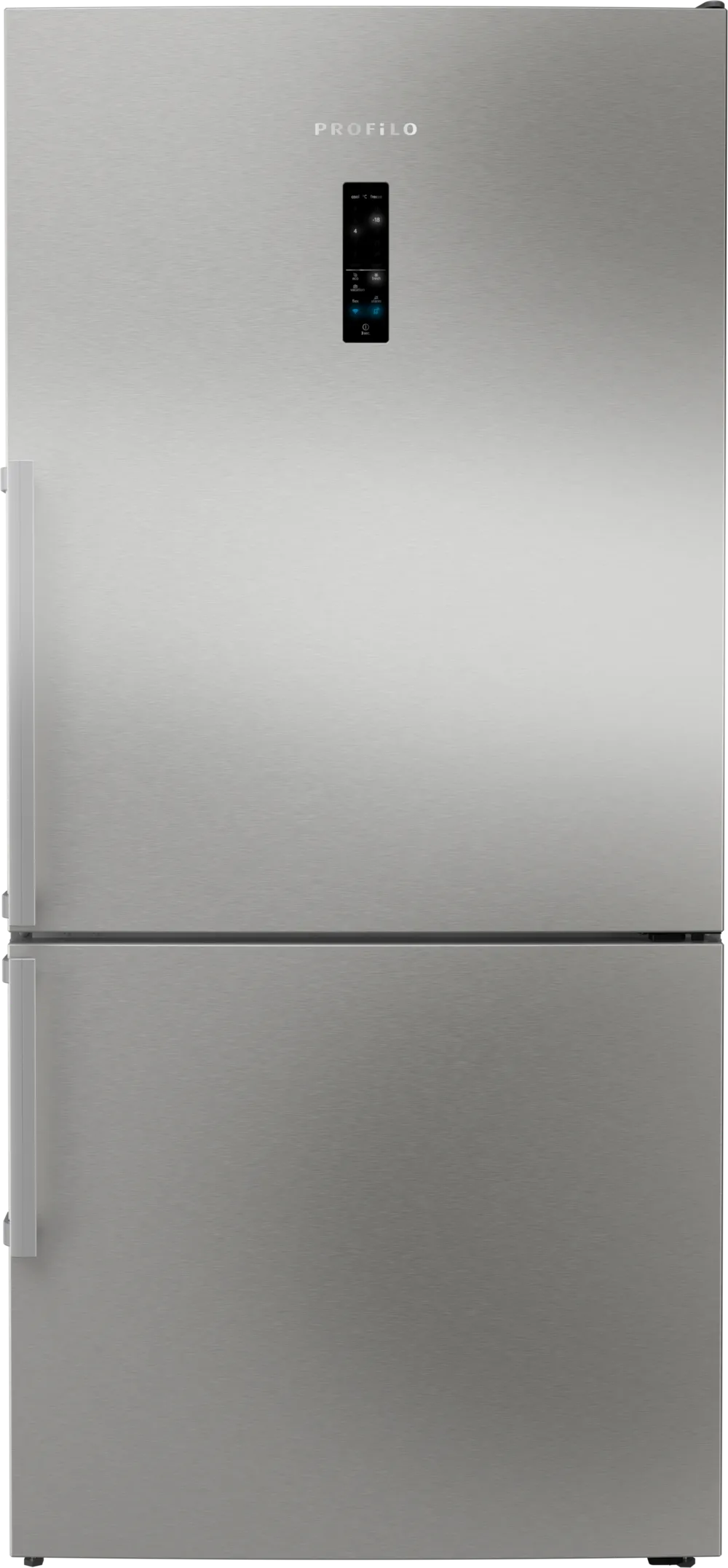 Profilo BD3086ICFP Alttan Donduruculu Buzdolabı 186 x 86 cm Kolay temizlenebilir Inox