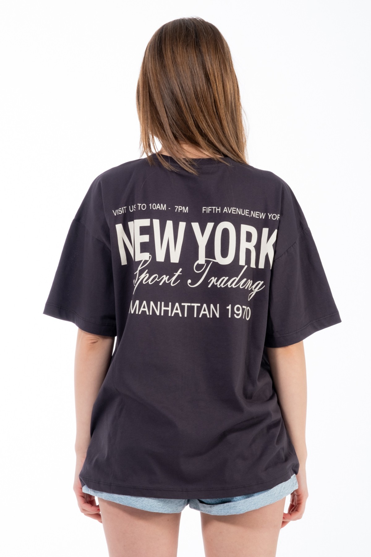 NewYork Baskılı Tshirt - Siyah