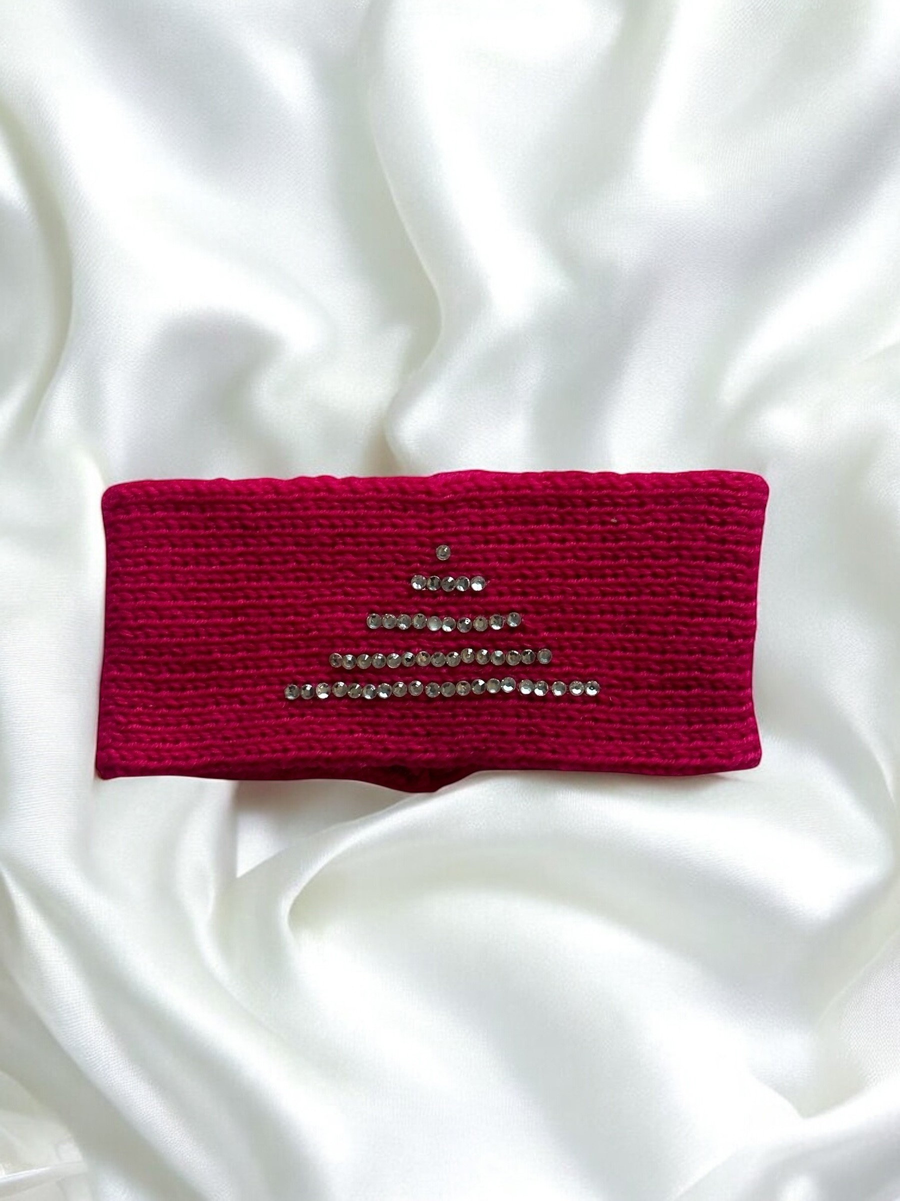 GM446 örgü bandana pembe