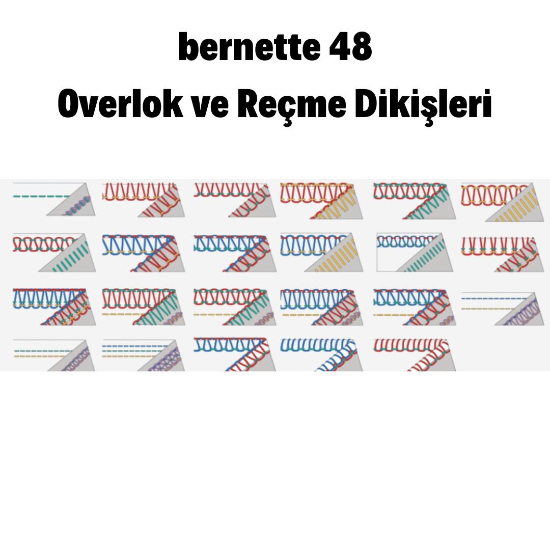 Bernette B48 Overlok ve Reçme Makinesi 