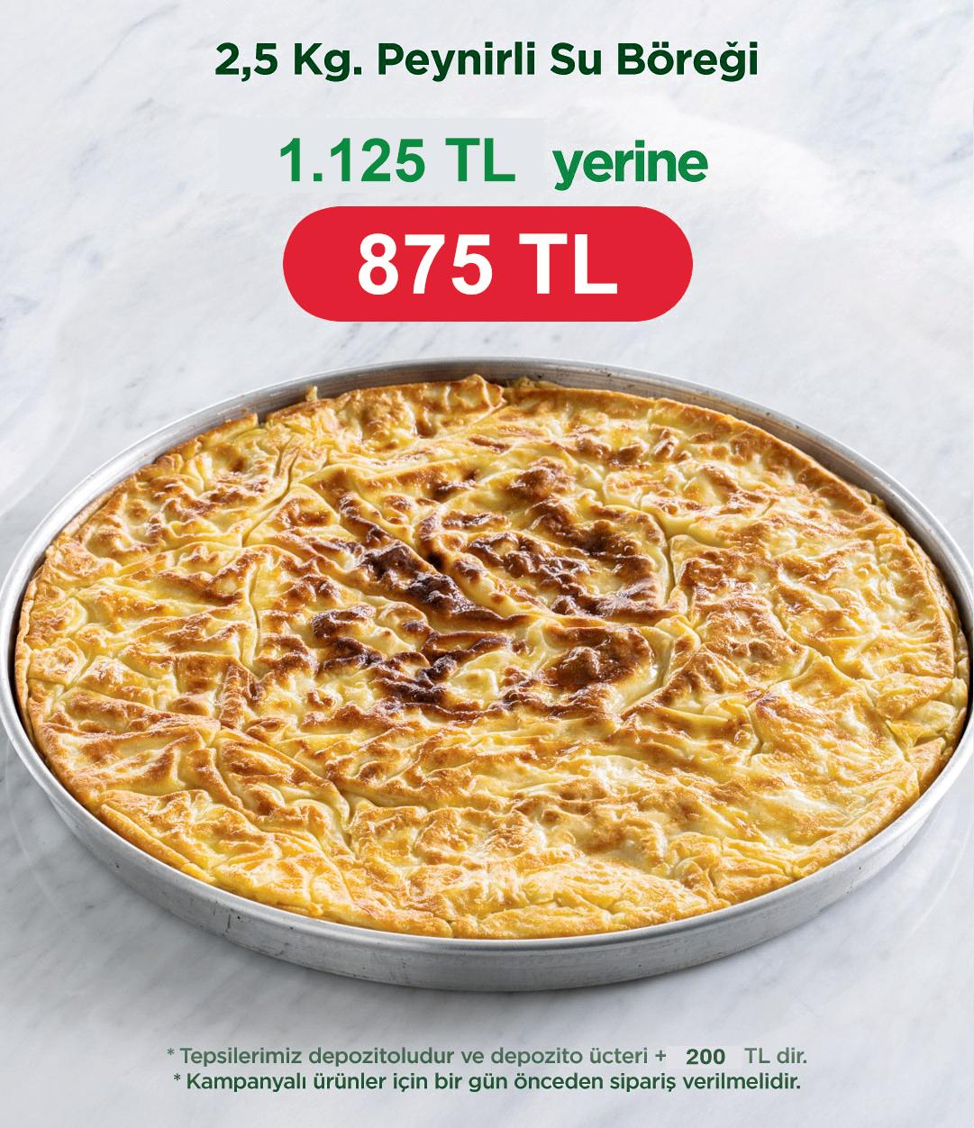 Peynirli Su Böreği (2,5 kg)