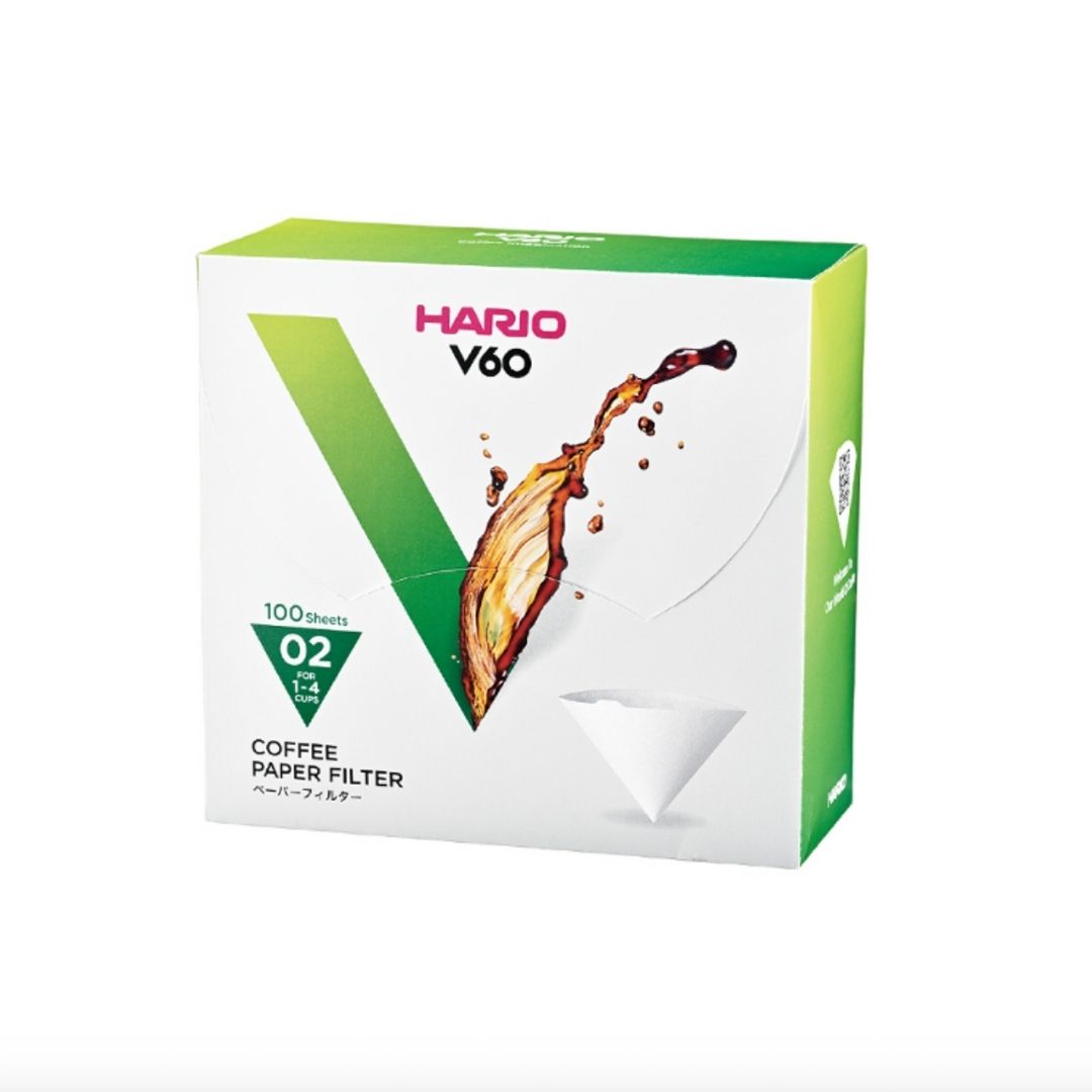 Hario V60 02 Dripper Filtresi Kutulu