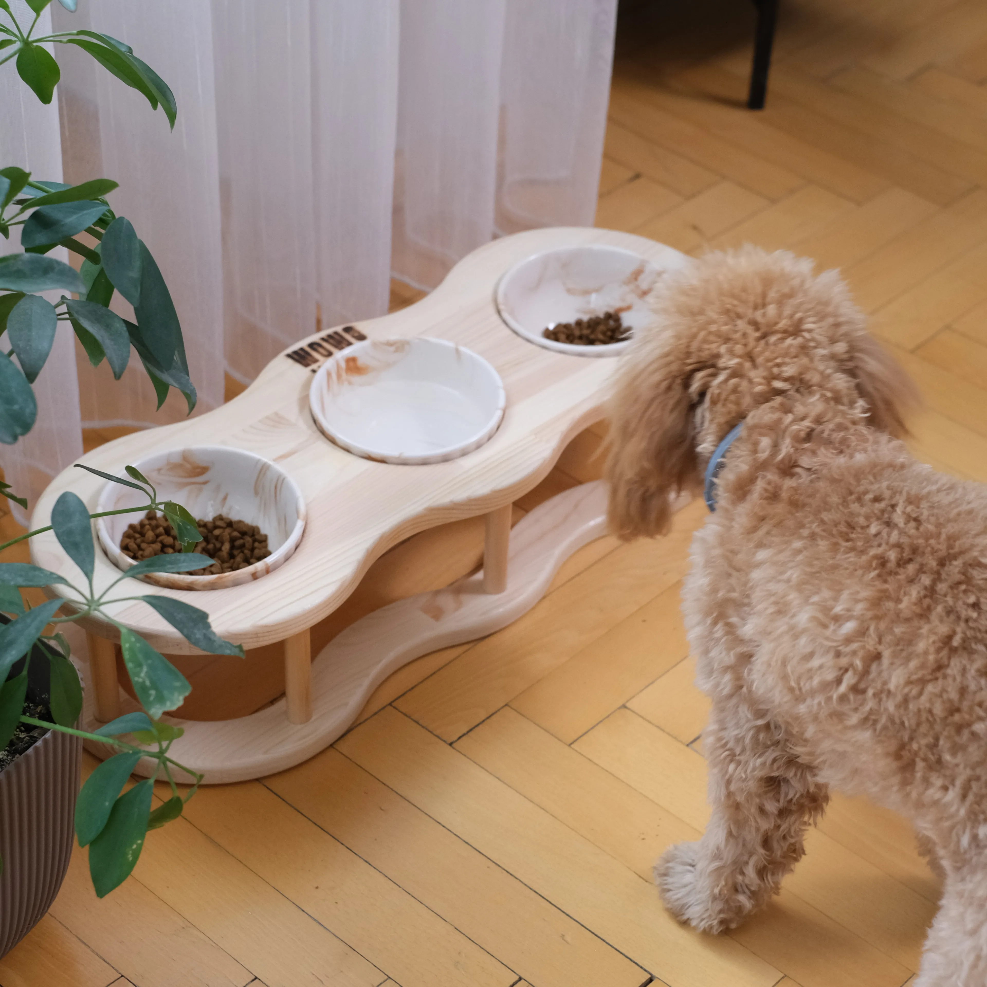 VERDANT | Üçlü Oval Tasarım Mama Kabı