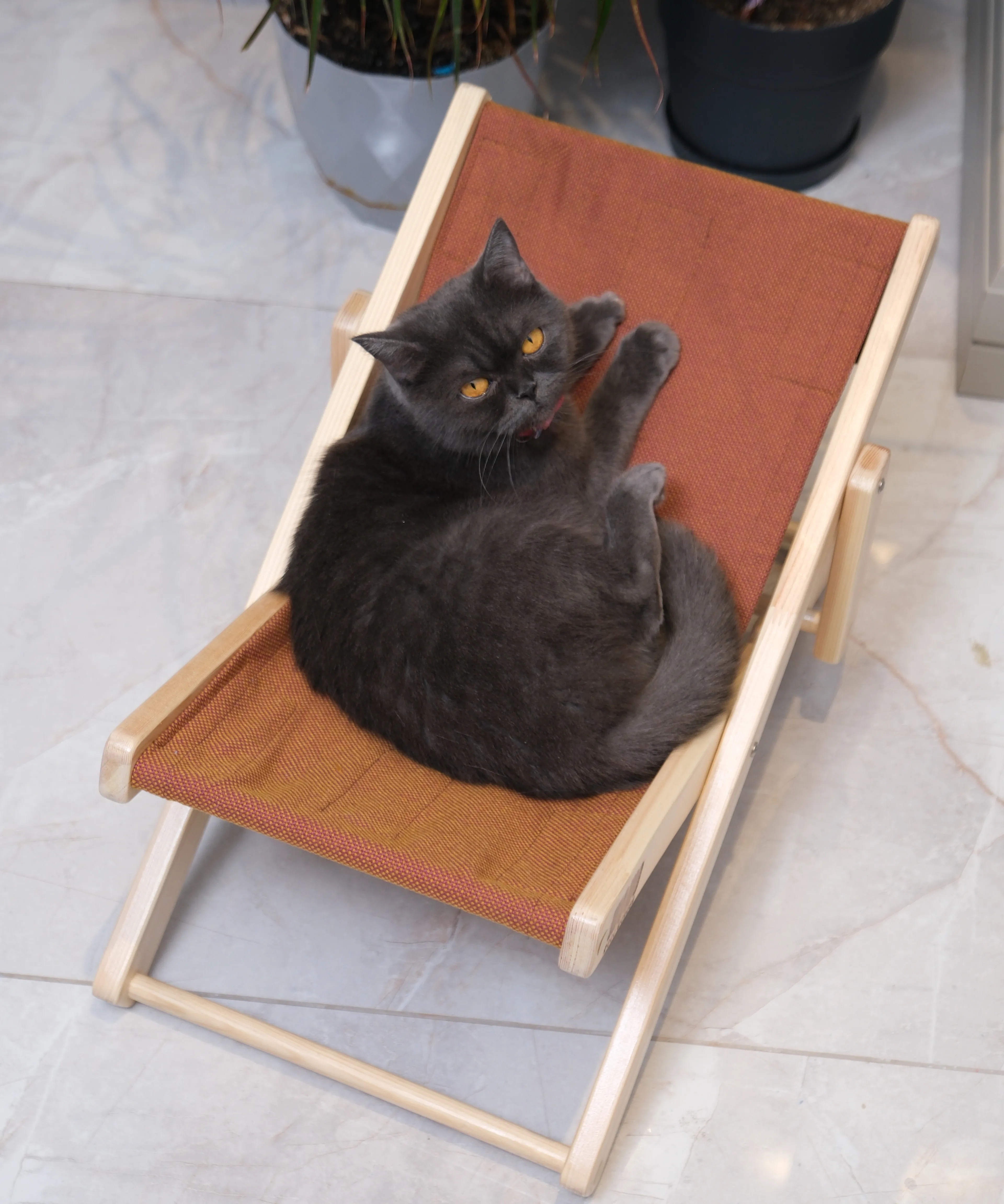 MIYA | Ayarlanabilir Kedi Şezlongu