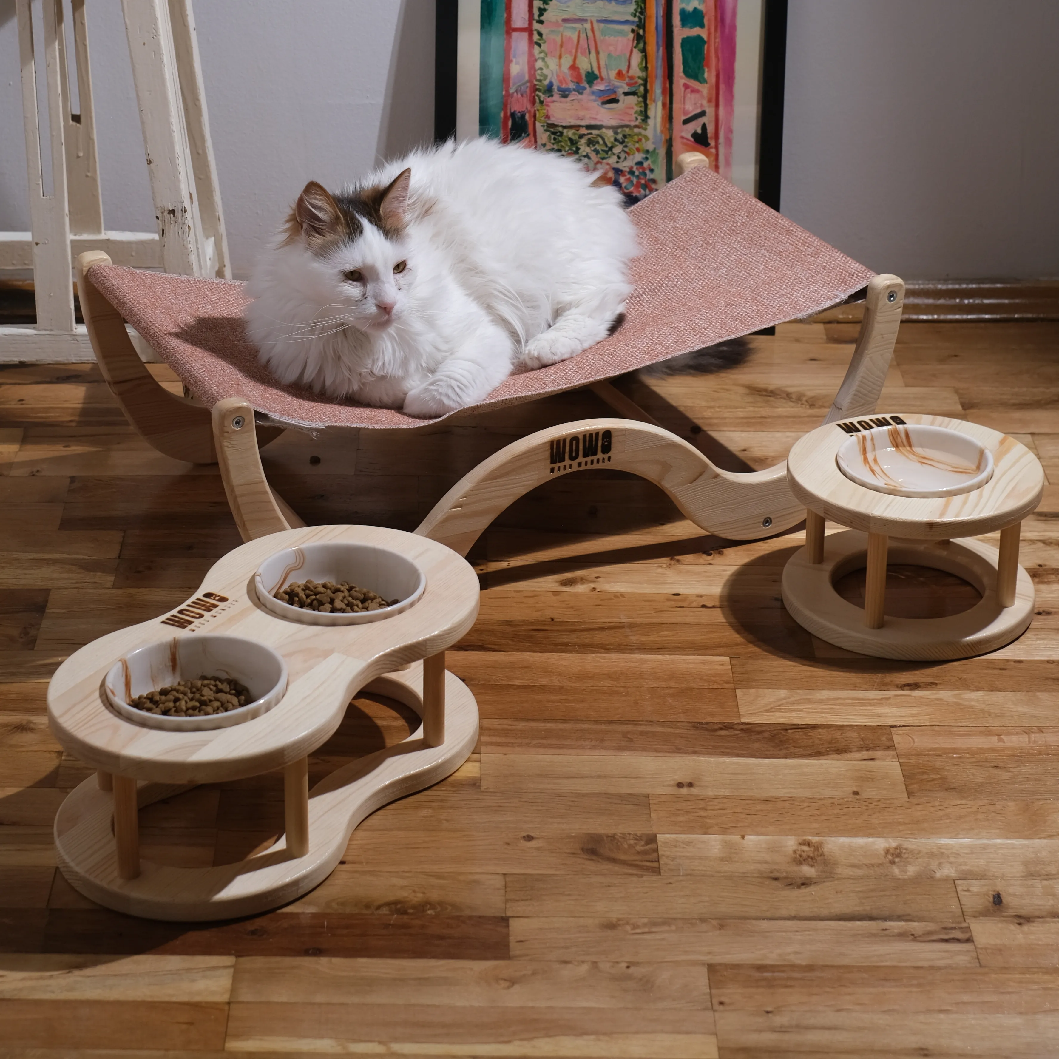 2'li Oval Set | Tekli + İkili Mama Kabı 