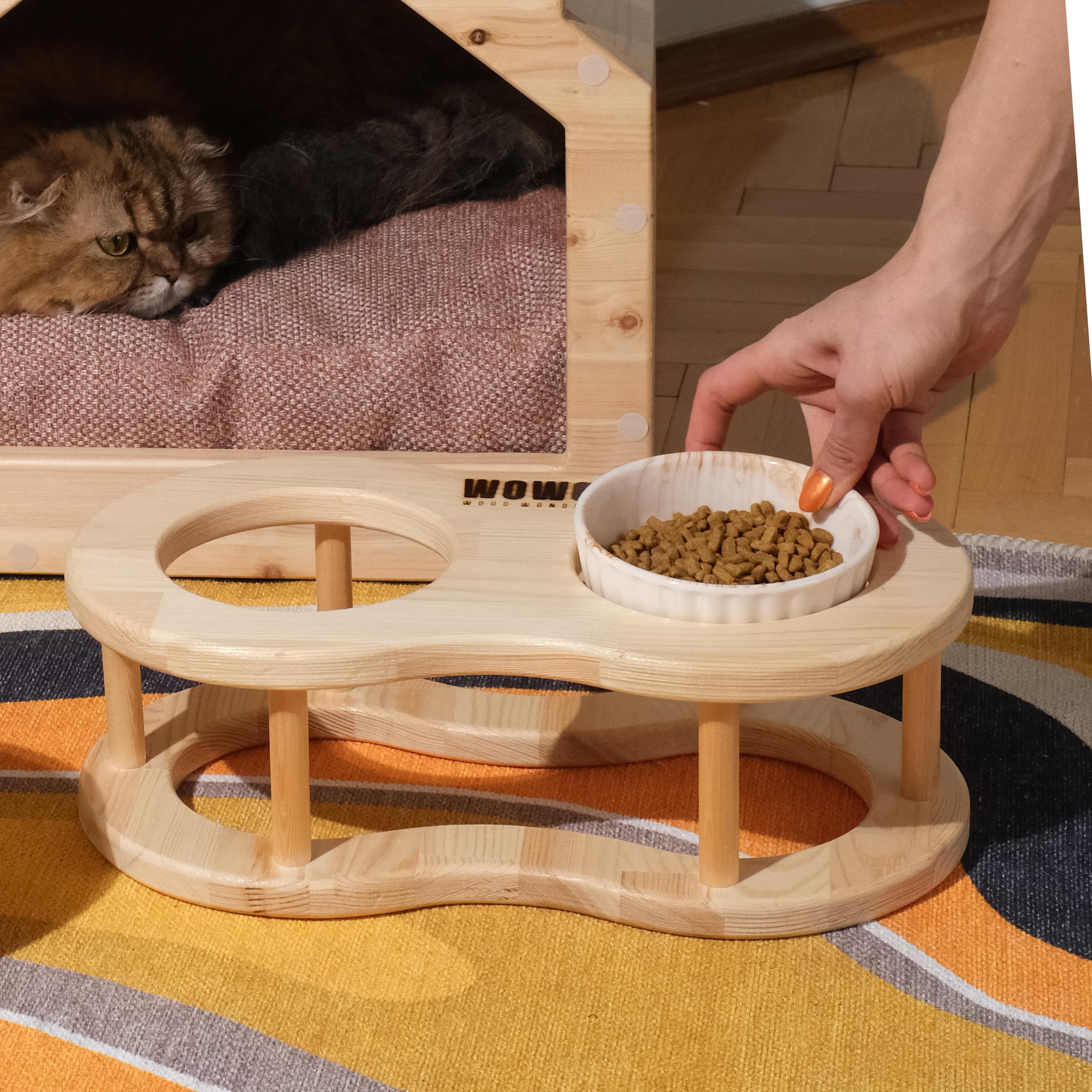 DUO - İkili Oval Tasarım Mama Kabı