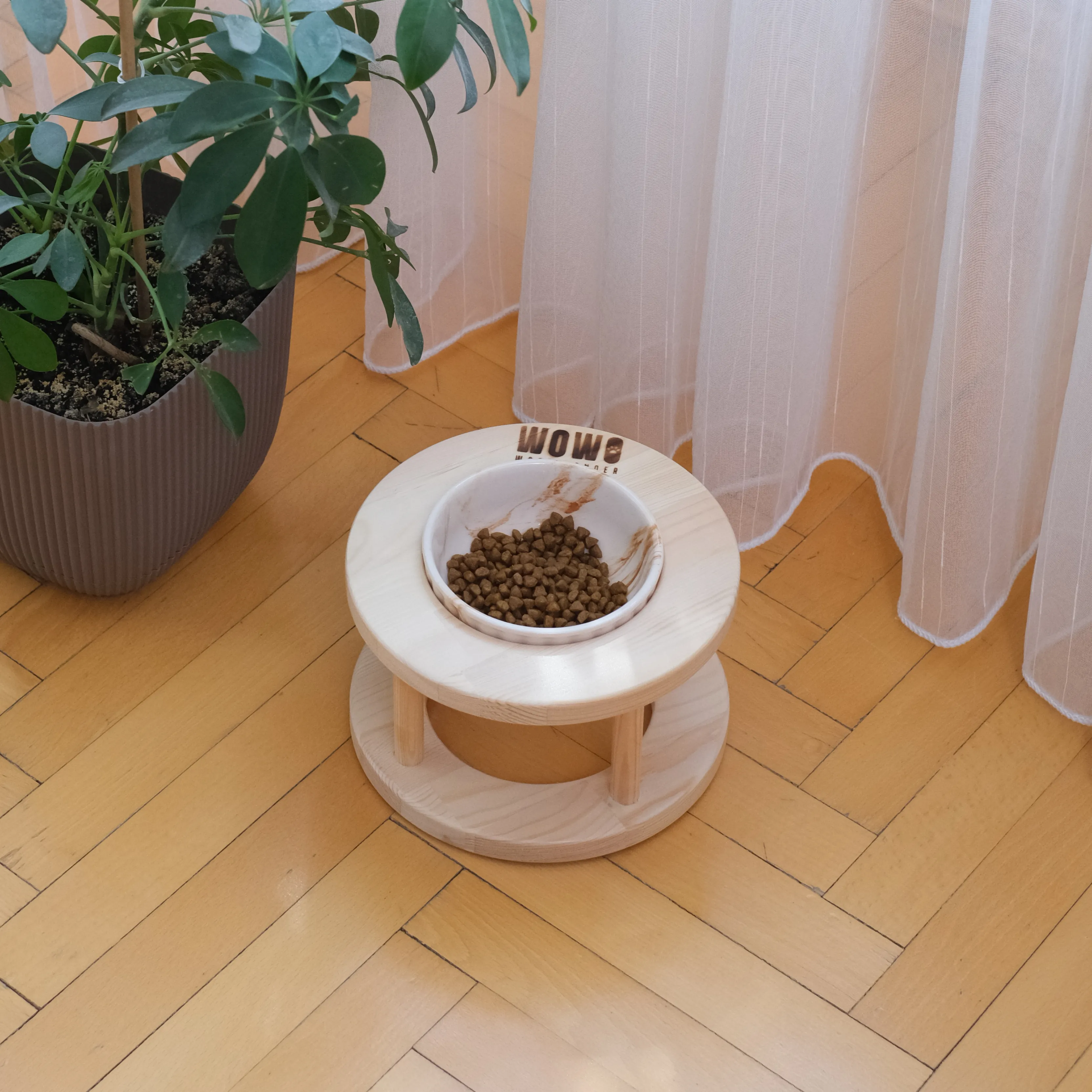 2'li Oval Set | Tekli + İkili Mama Kabı 