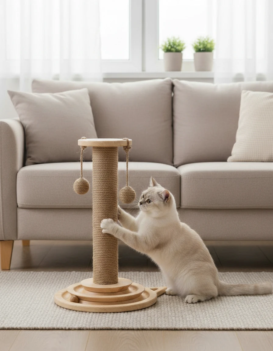 MEOWMINSTER | Eğlenceli ve Dayanıklı Kedi Tırmalama Oyuncağı