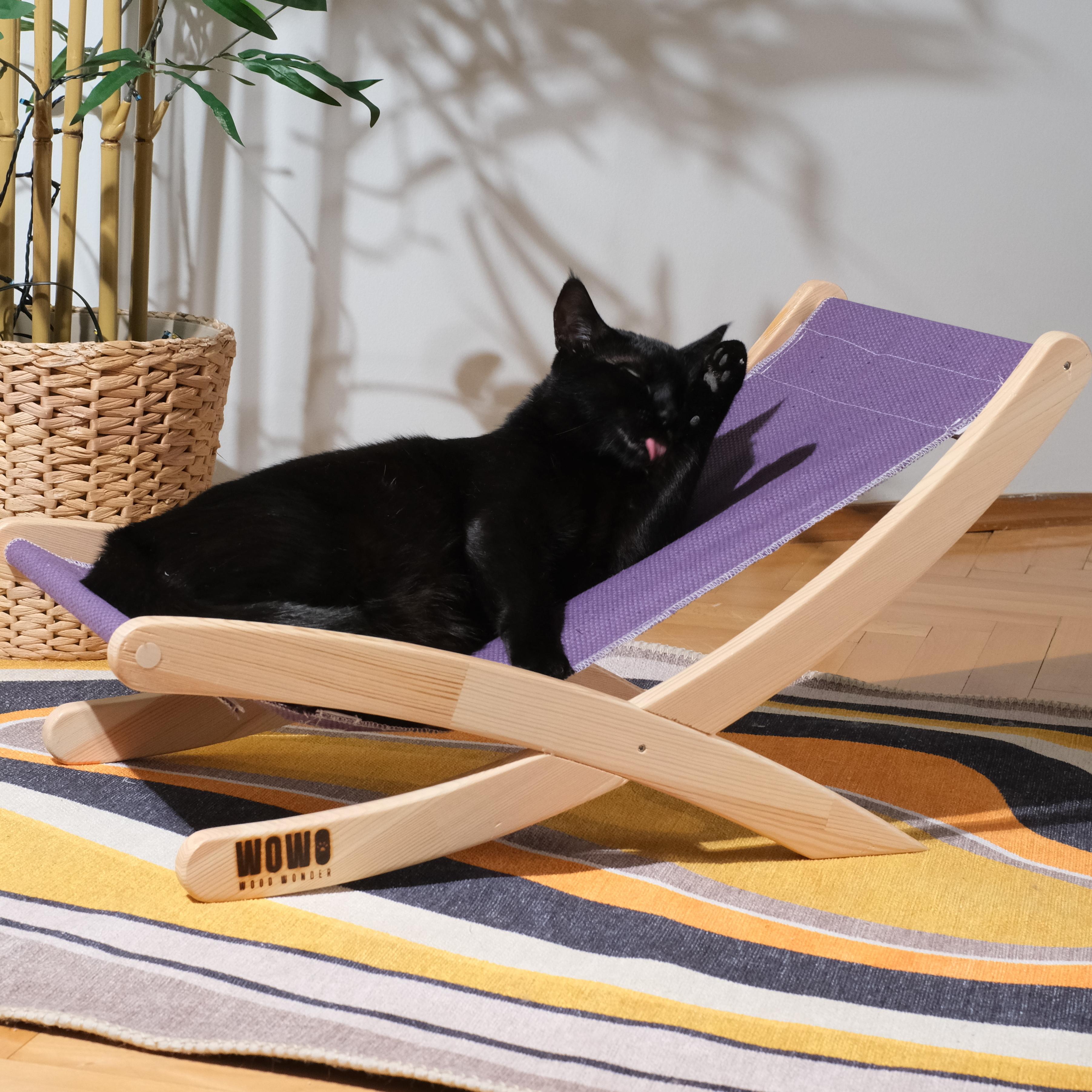 LAYA - Kedi ve Küçük Irk Köpekler için Özel Tasarım Şezlong