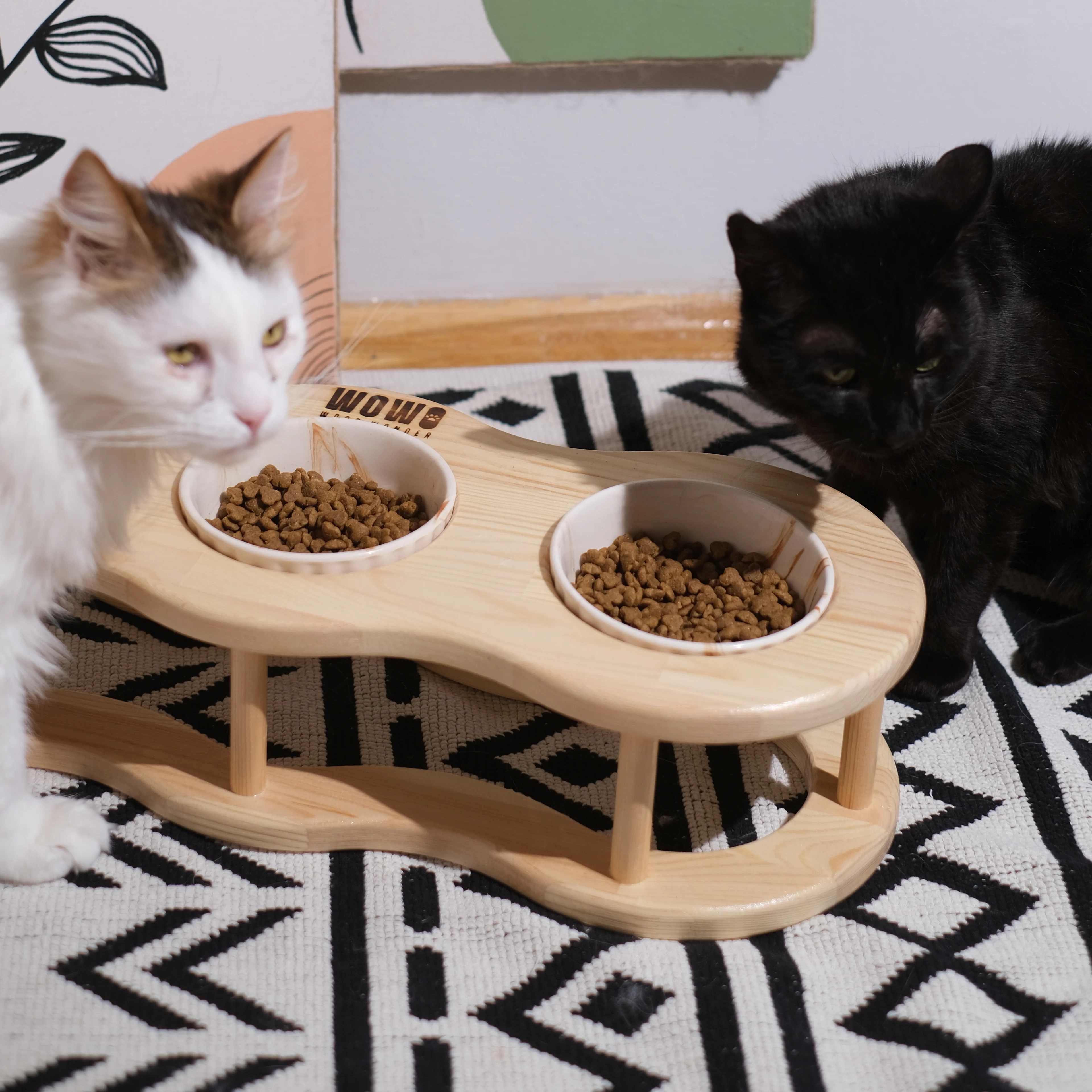 VERDANT | Üçlü Oval Tasarım Mama Kabı