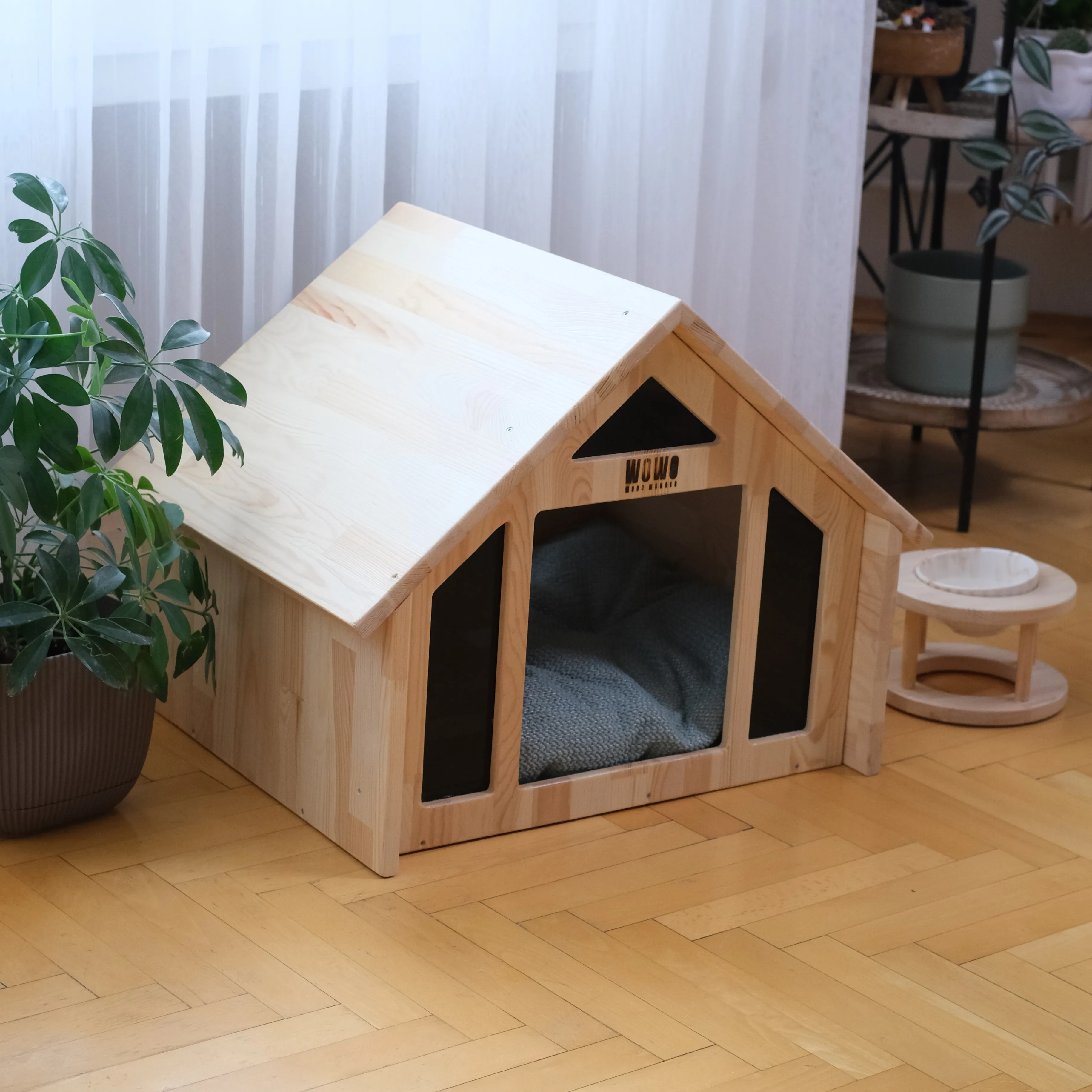 NIVA HOUSE | Kedi ve Küçük Irklar için Özel Tasarım Bungalov Ev