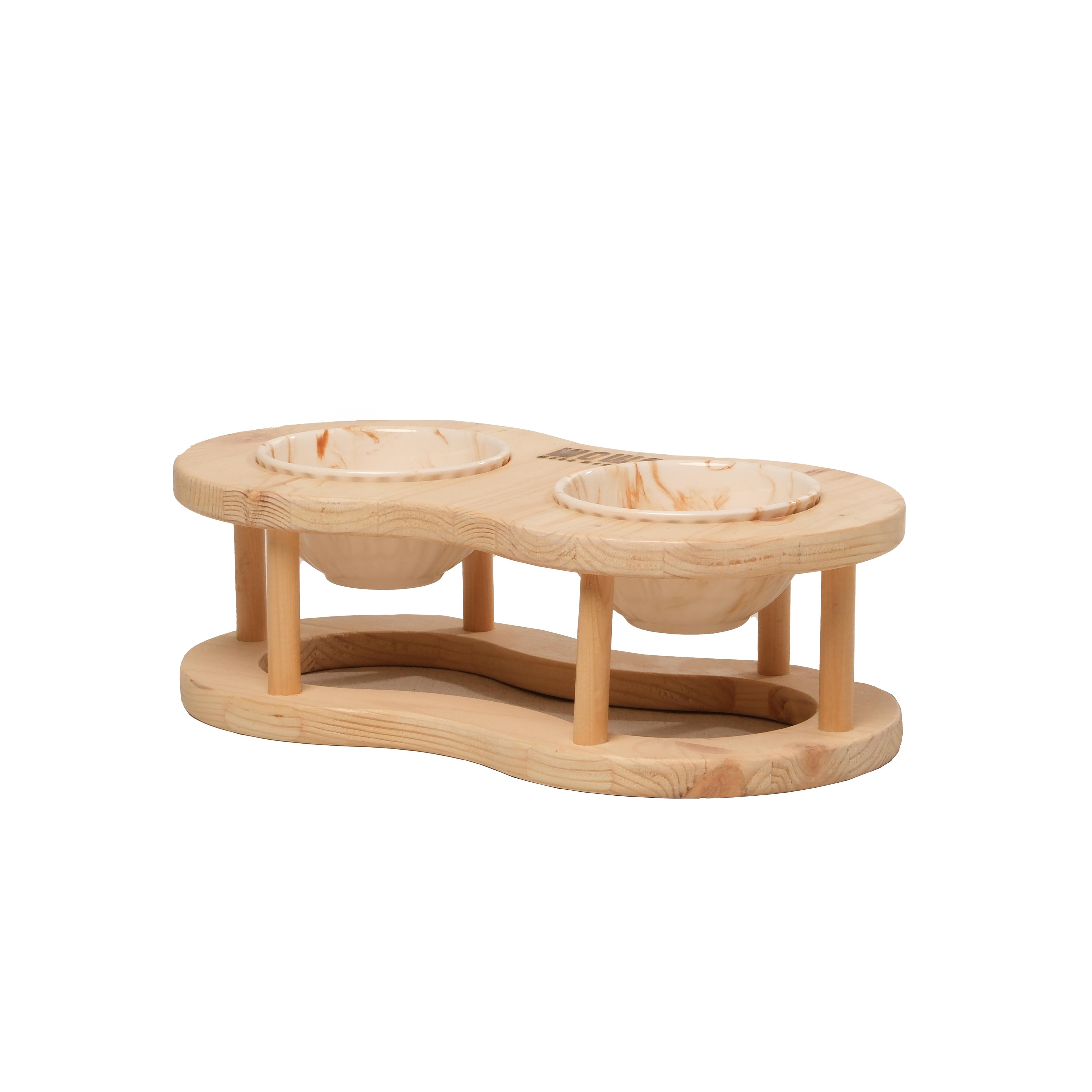 DUO - İkili Oval Tasarım Mama Kabı