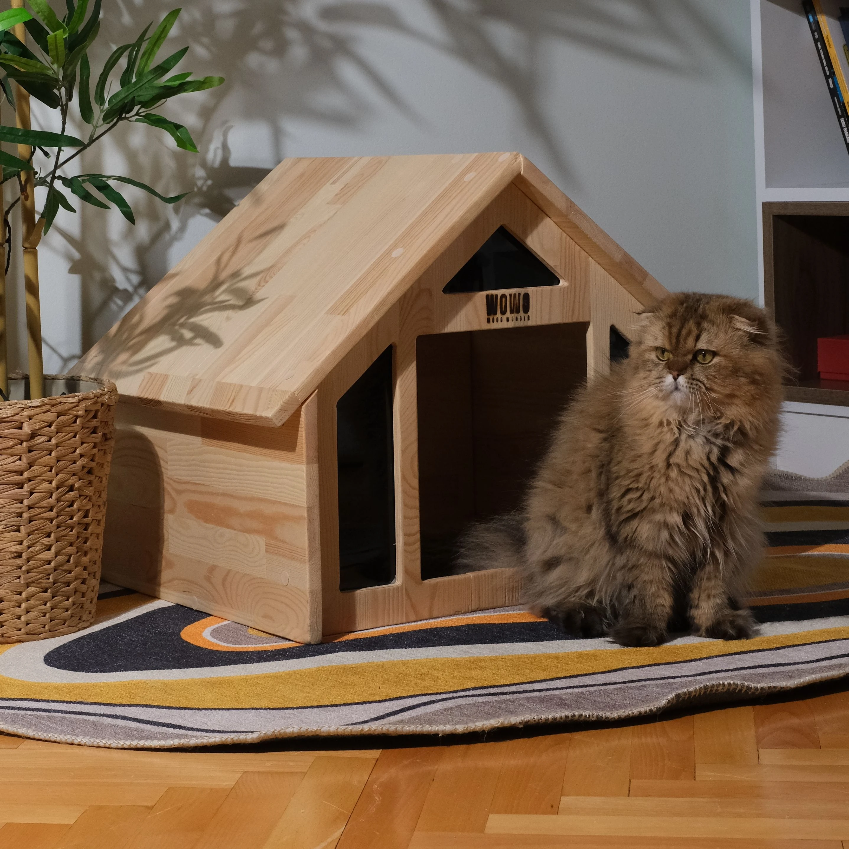 NIVA HOUSE | Kedi ve Küçük Irklar için Özel Tasarım Bungalov Ev