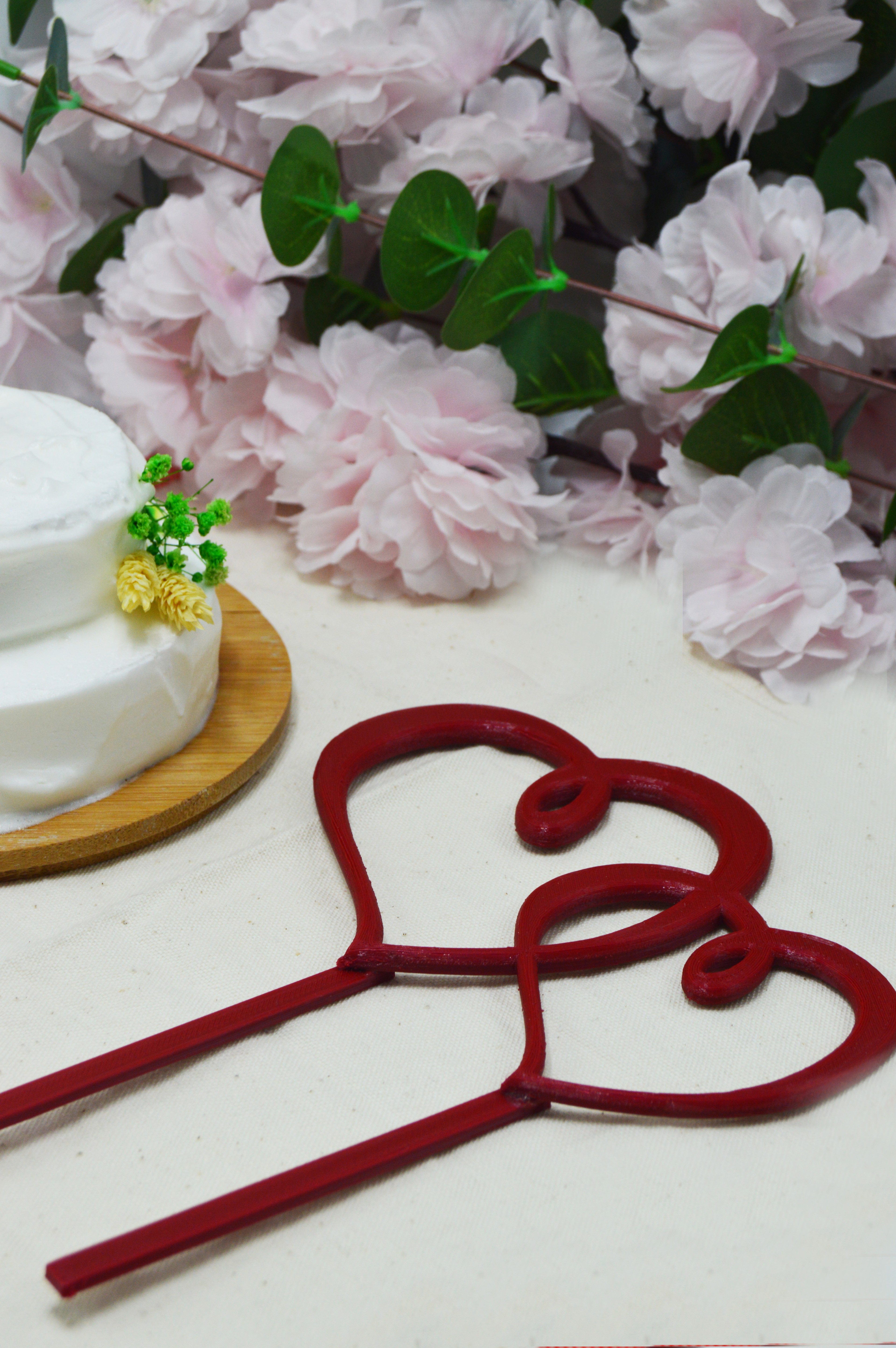 Kalpli Doğum Günü Parti Pasta Üzeri/Üstü Pasta Süsü Çubuğu