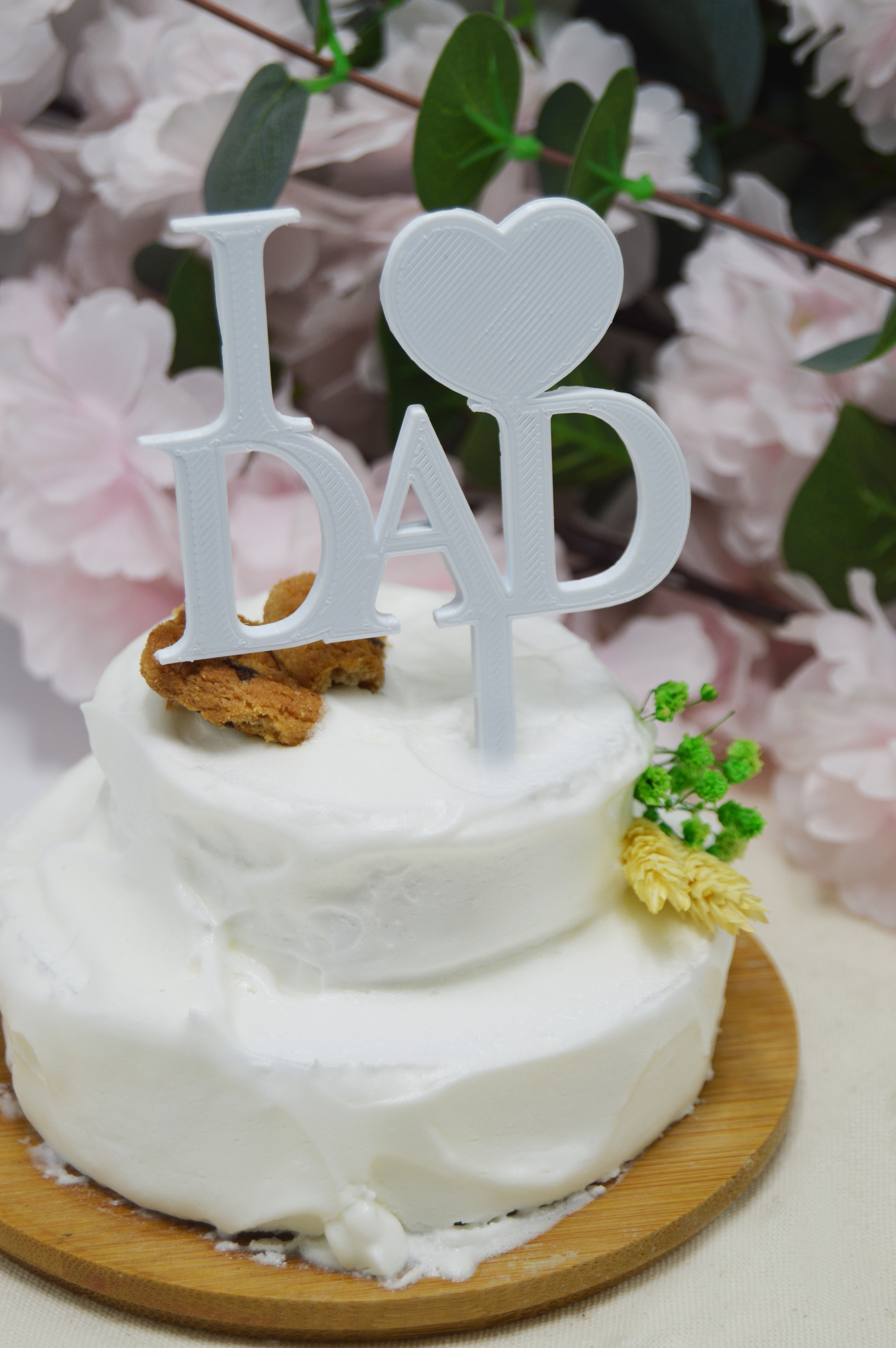7 Adet Babalar Günü Doğum Günü Parti Pasta Üzeri/Üstü Pasta Süsü Çubuğu