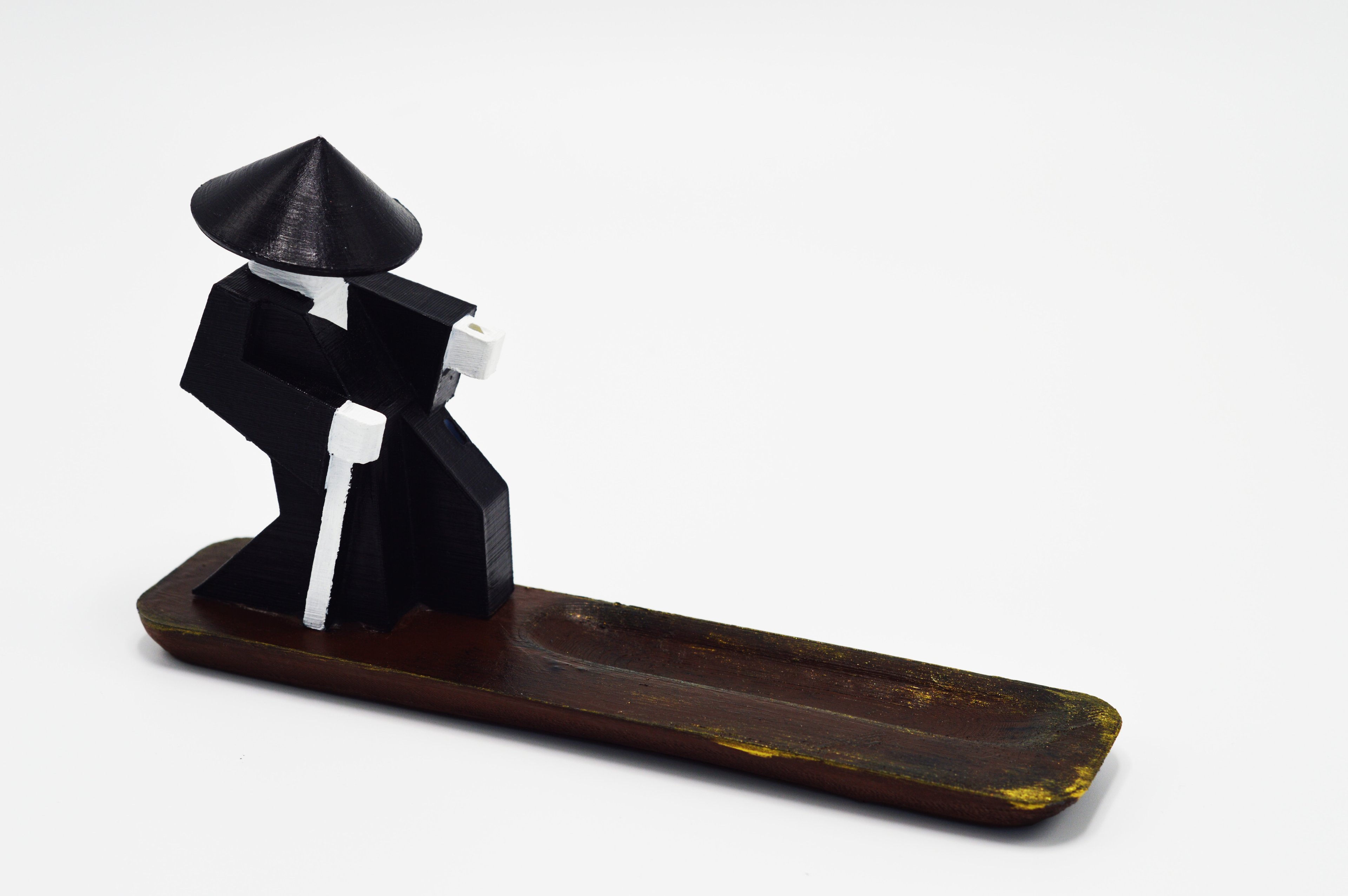 Samuray Dekoratif Şık Tütsülük Standı Çubuk Tütsü İçin Tütsülük