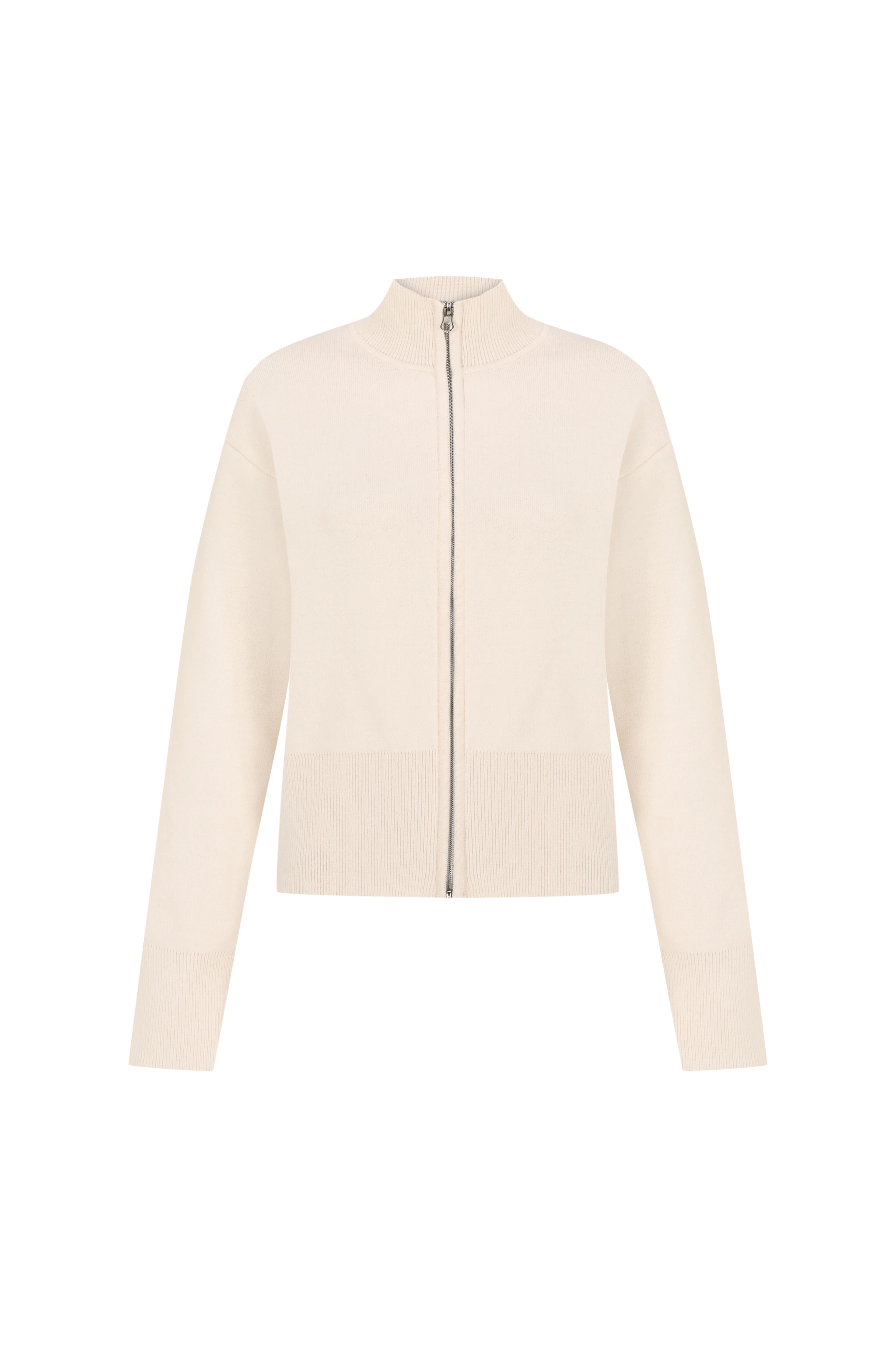 AUREN KNIT ZIP - Ekru