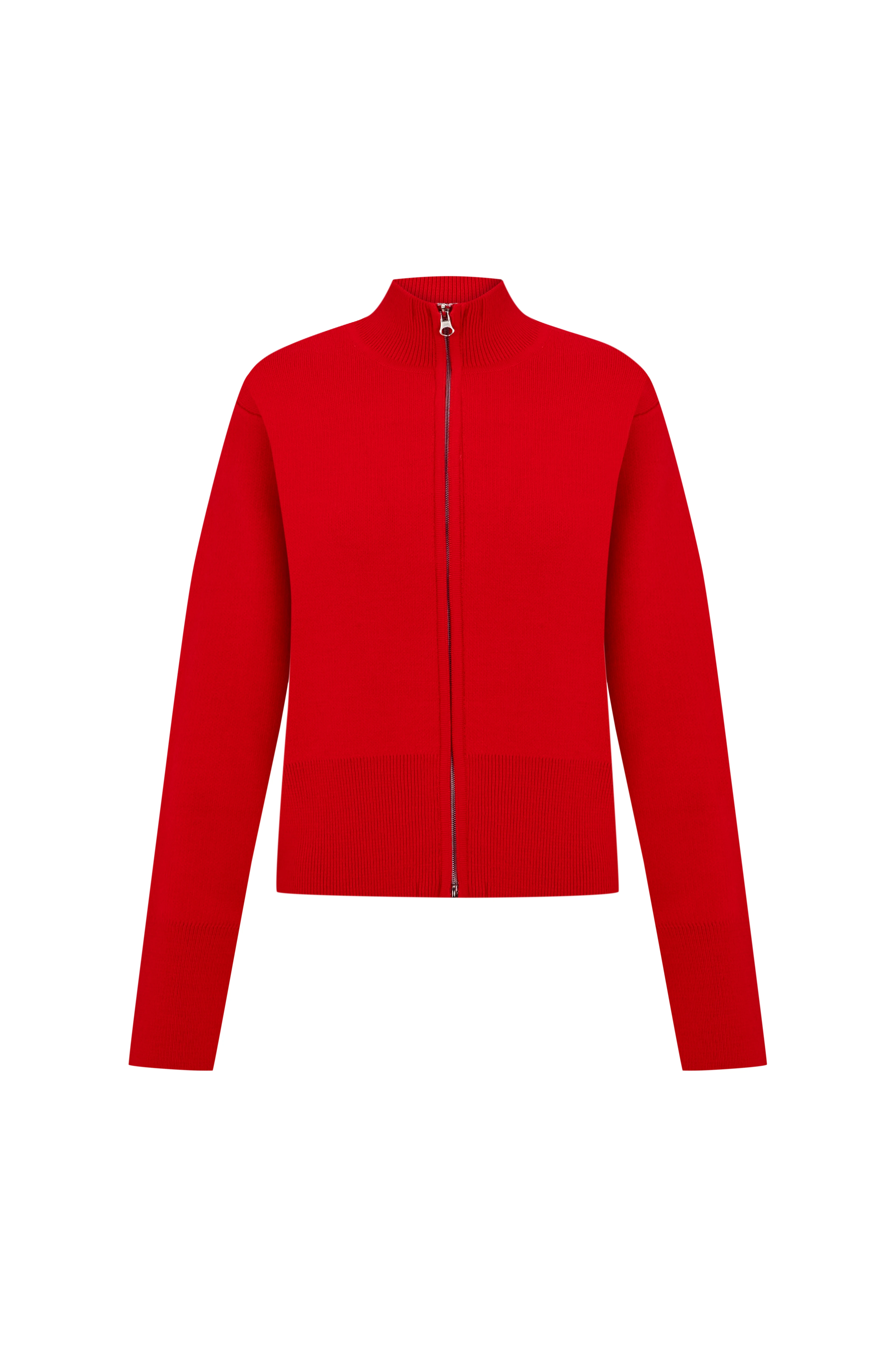 AUREN KNIT ZIP - Kırmızı