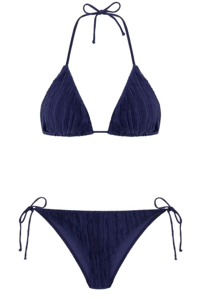 Piliseli Üçgen Bikini Takım