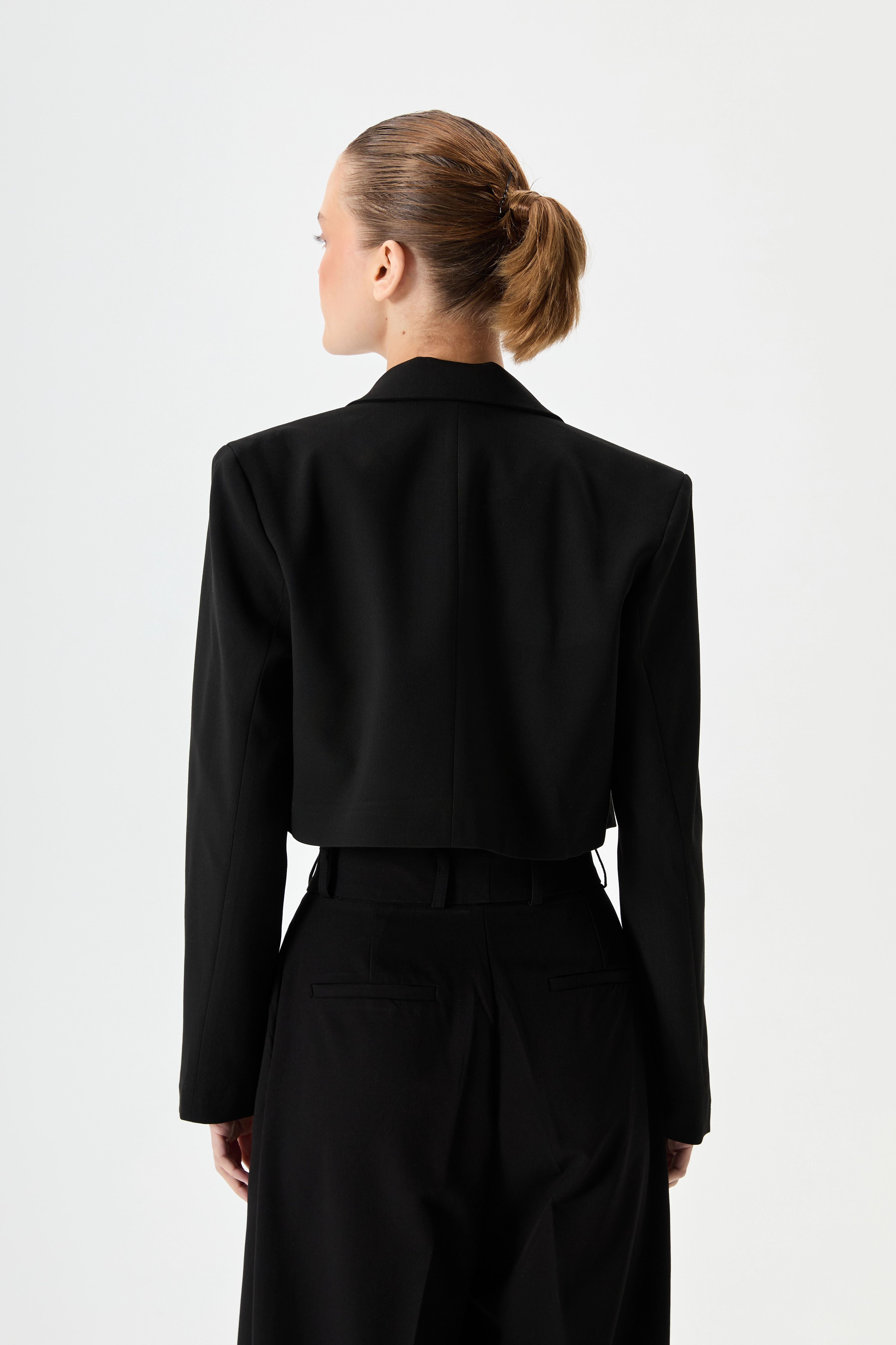 Crop Blazer Ceket
