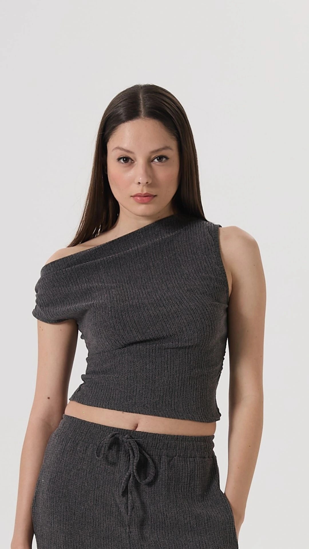 Kayık Omuz Crop