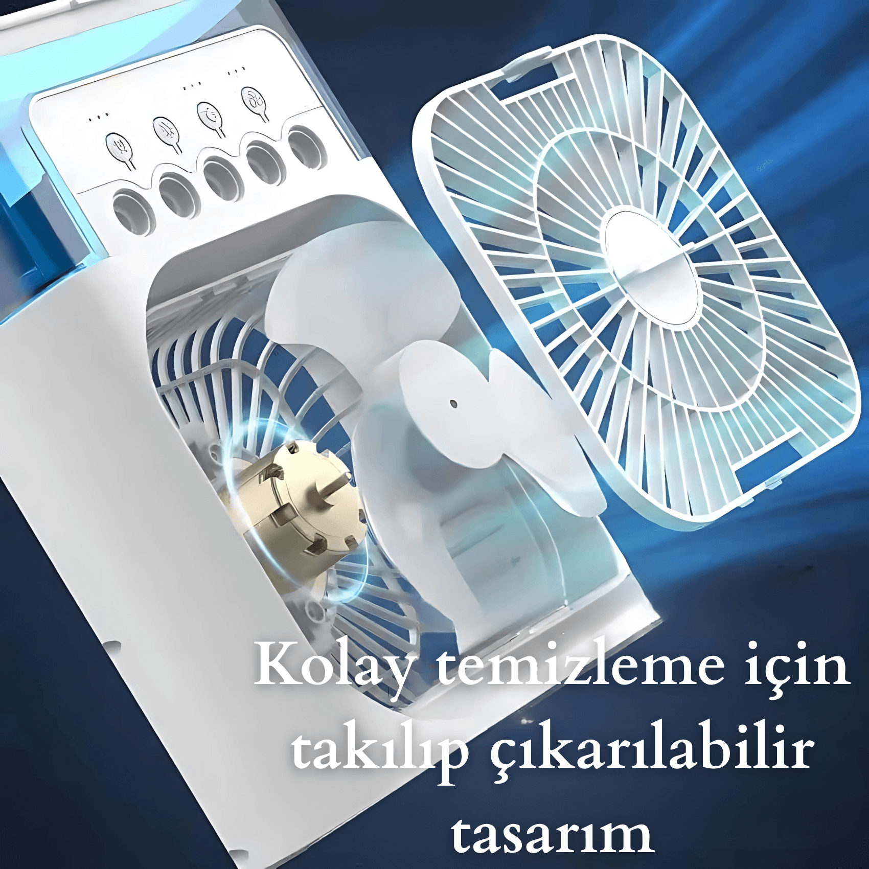 MASA ÜSTÜ NEMLENDİRİCİ VE MİNİ VANTİLATÖR