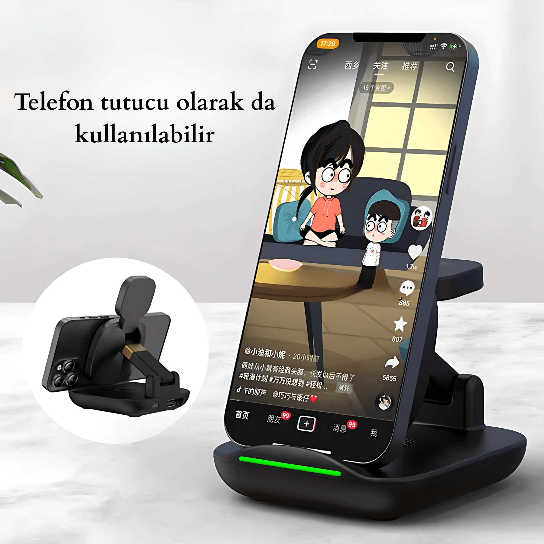 ÇOKLU WİRELESS TELEFON STANDI
