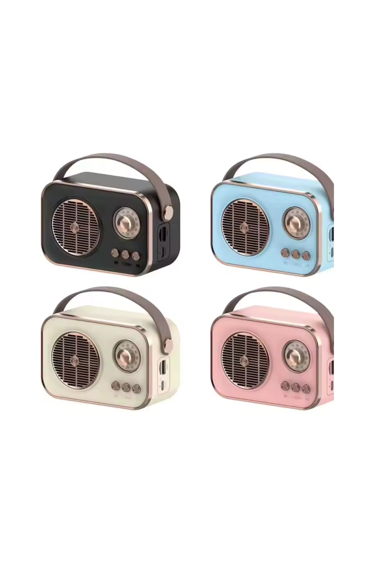 PL-4641 Bluetooth, SD, USB Girişli Bluetooth Destekli Type-C Speaker