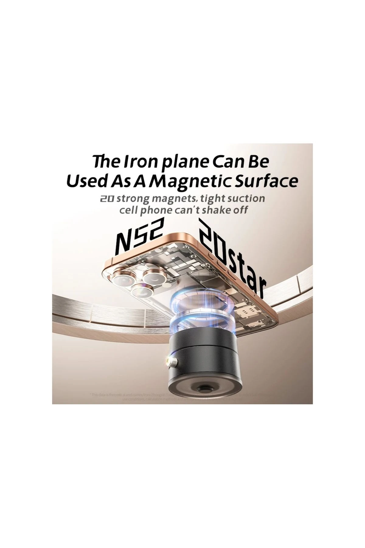 PL-8625 Vakumlu Mıknatıslı Çok Amaçlı Araç Telefon Tutacağı