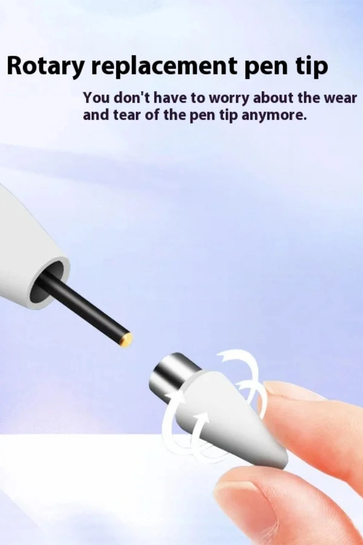 PL-9501 Şarjlı İos Android Windows Uyumlu Tablet Telefon Ipad Yazı Çizim Kalemi Yedek Uç