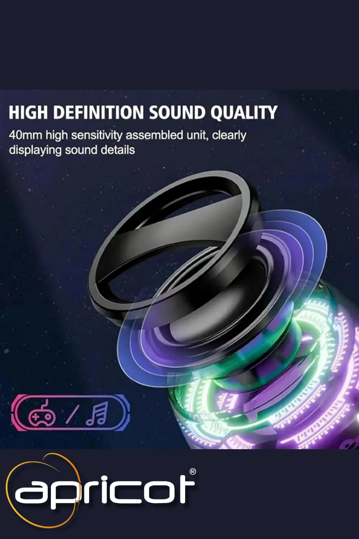 DY200 Manyetik RGB MagSafeli 3W Telefon Tutucu Özellikli Mavi Bluetooth Speaker Hoparlör