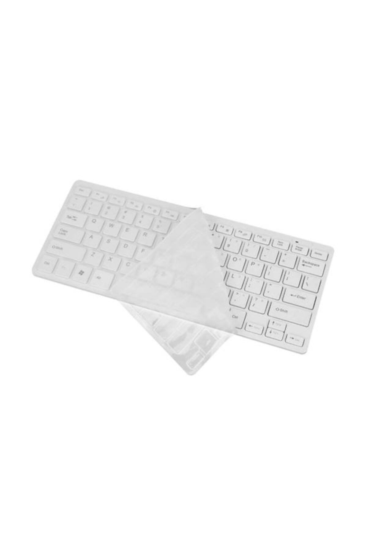 Pl-395 Mini Kablosuz Q Klavye Mouse Set Beyaz