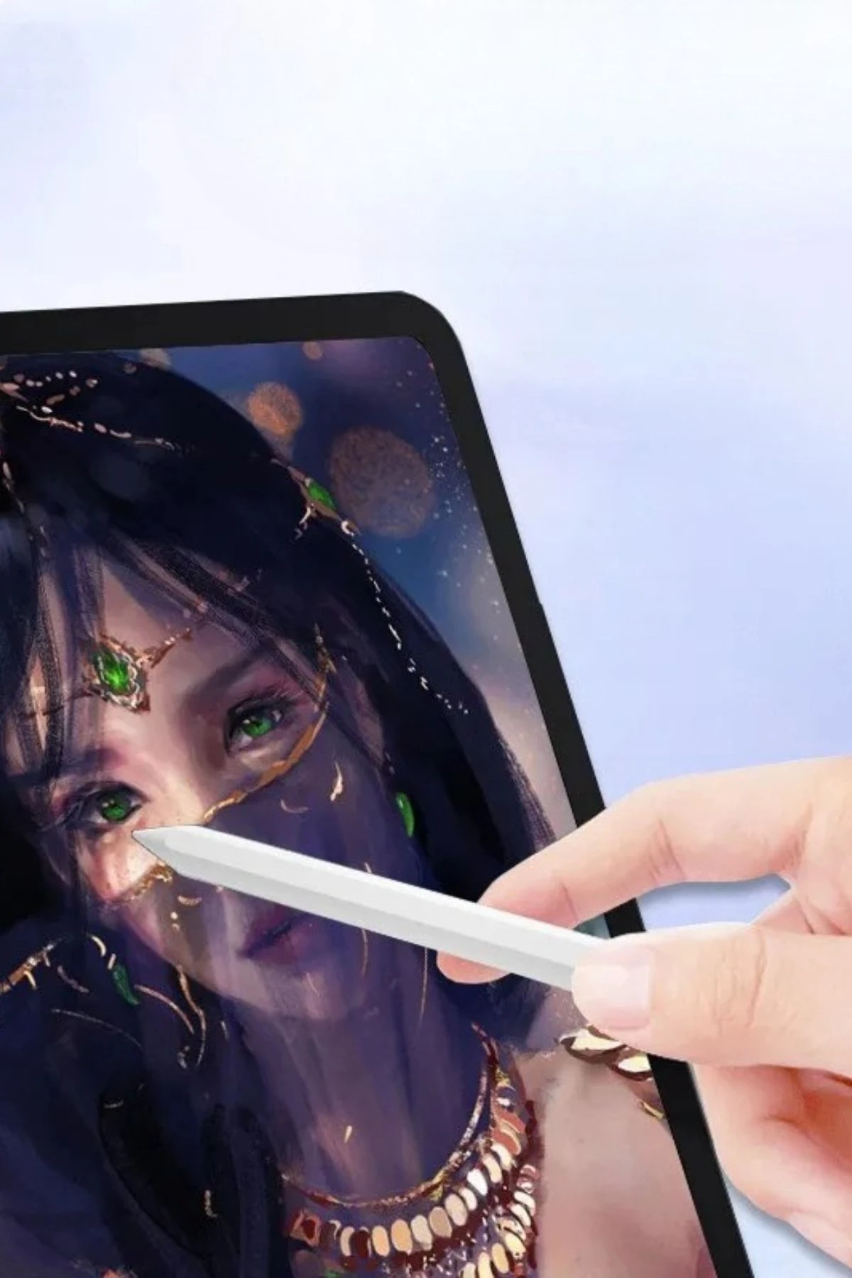 PL-9501 Şarjlı İos Android Windows Uyumlu Tablet Telefon Ipad Yazı Çizim Kalemi Yedek Uç