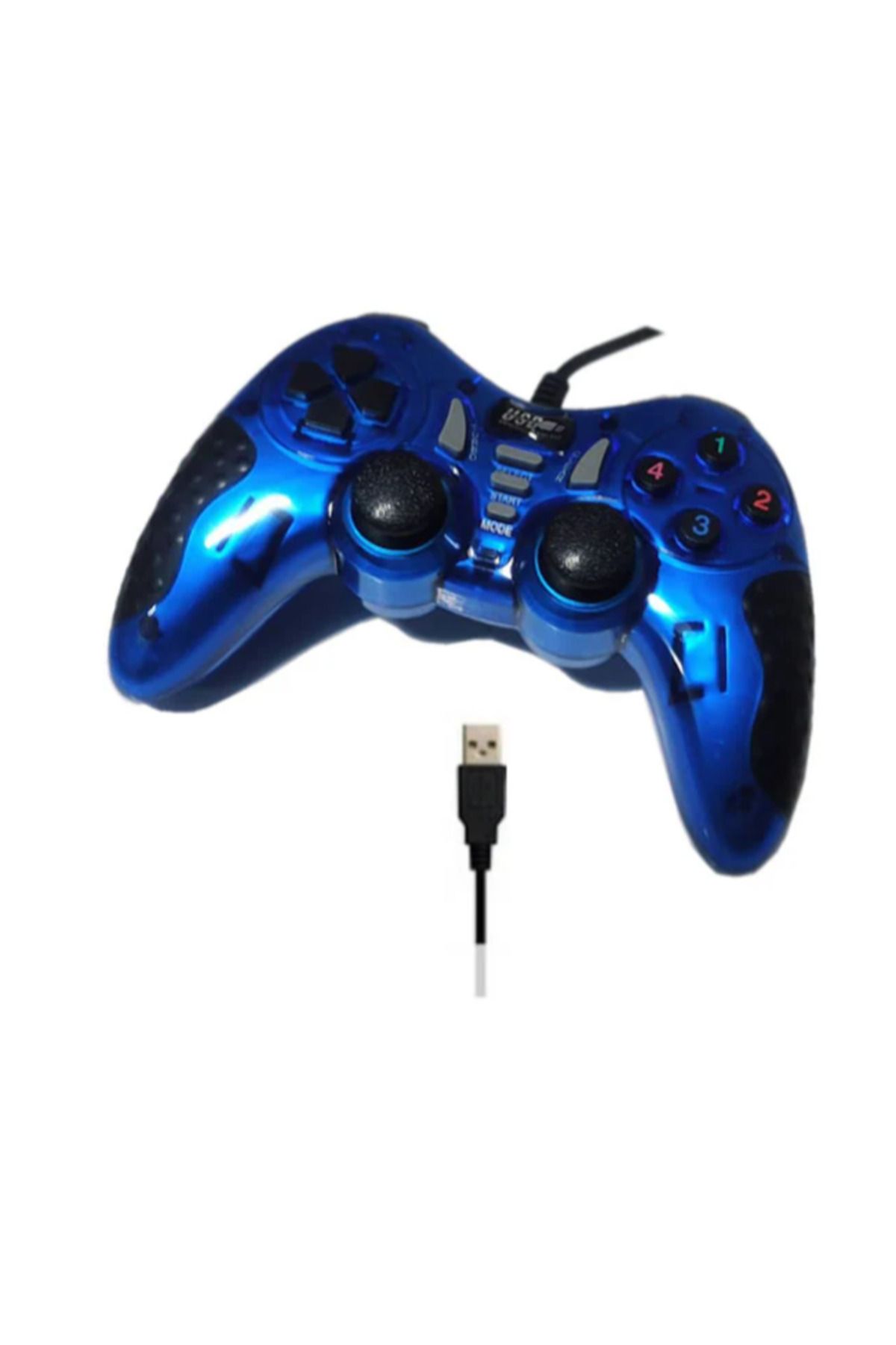 PL-2585 Platoon Joystick Analog+Titreşimli Pc-Ps3 Uyumlu (KAHVE-FÜME)