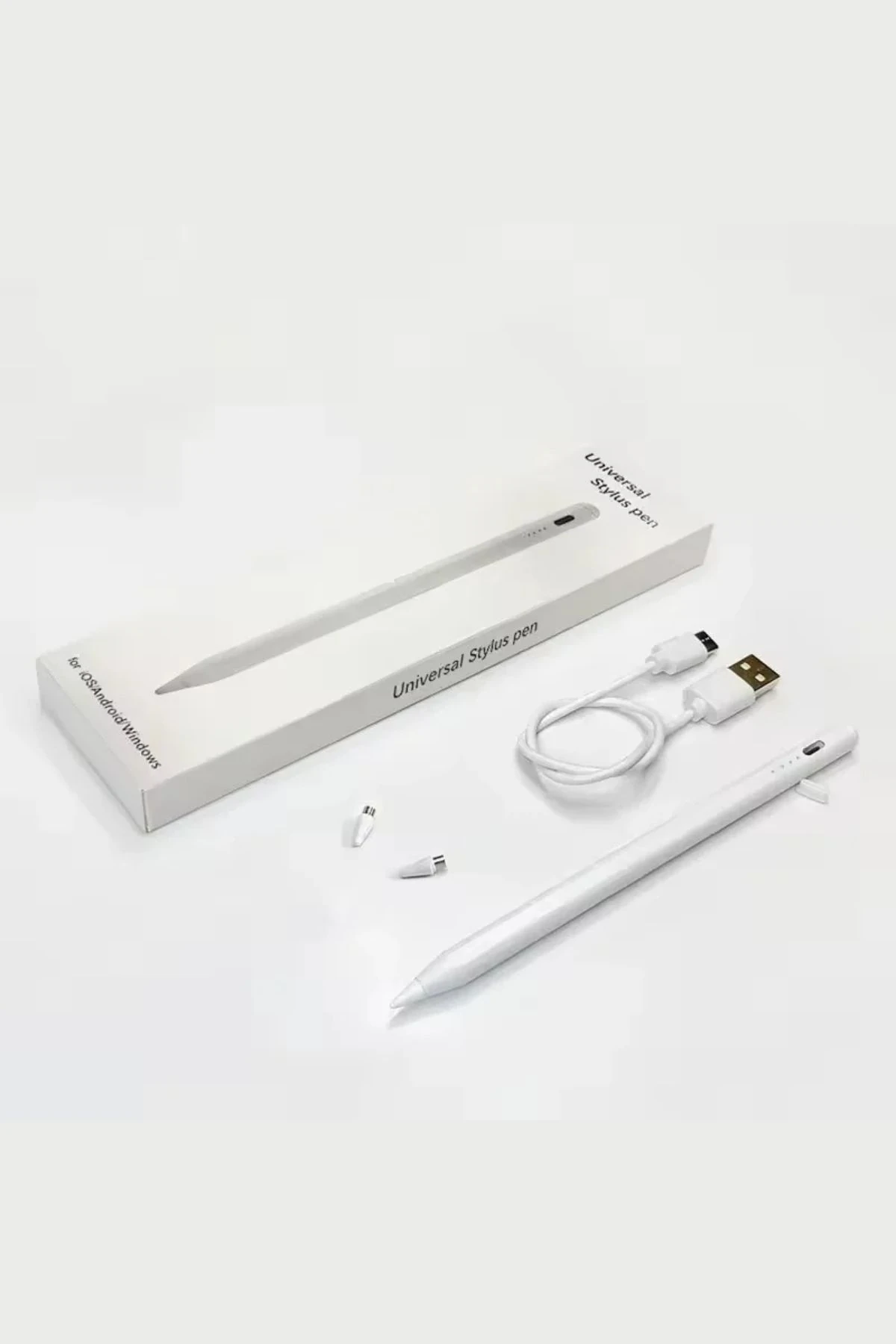 PL-9501 Şarjlı İos Android Windows Uyumlu Tablet Telefon Ipad Yazı Çizim Kalemi Yedek Uç