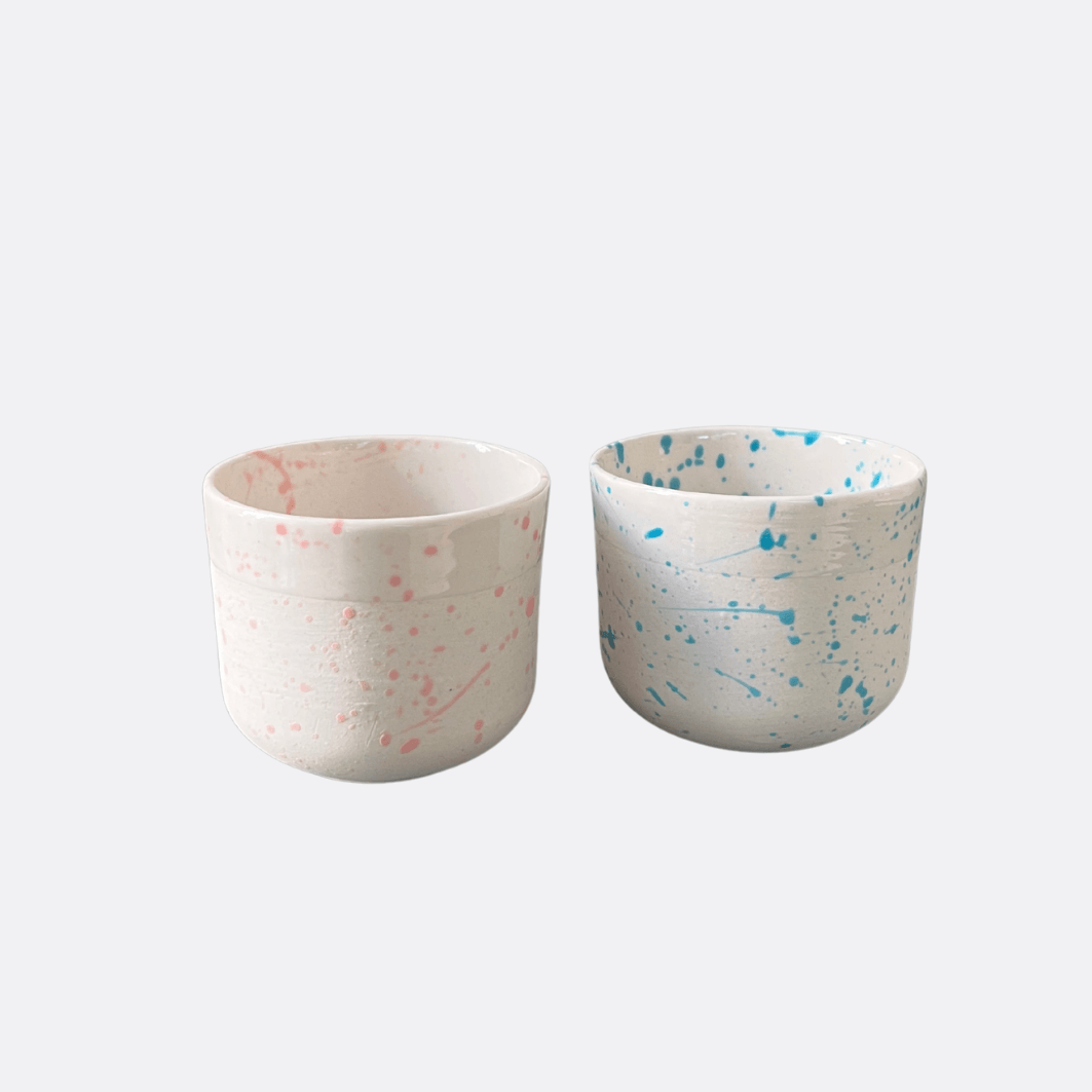 Blush&Breeze 2'li Stoneware Tombul Mug Set